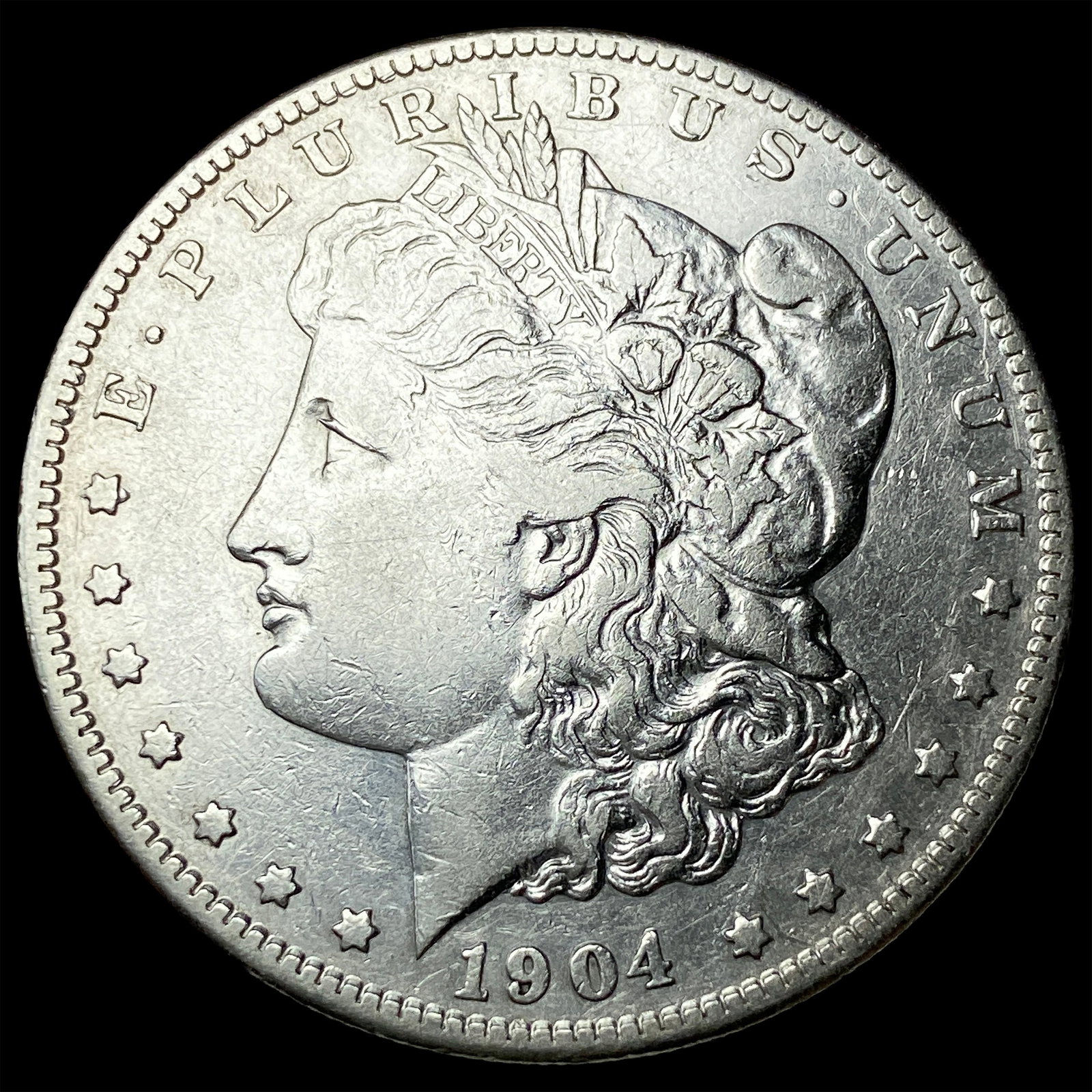 1904-S Silver Morgan Dollar NEARLY UNCIRCULATED (1 of 2)