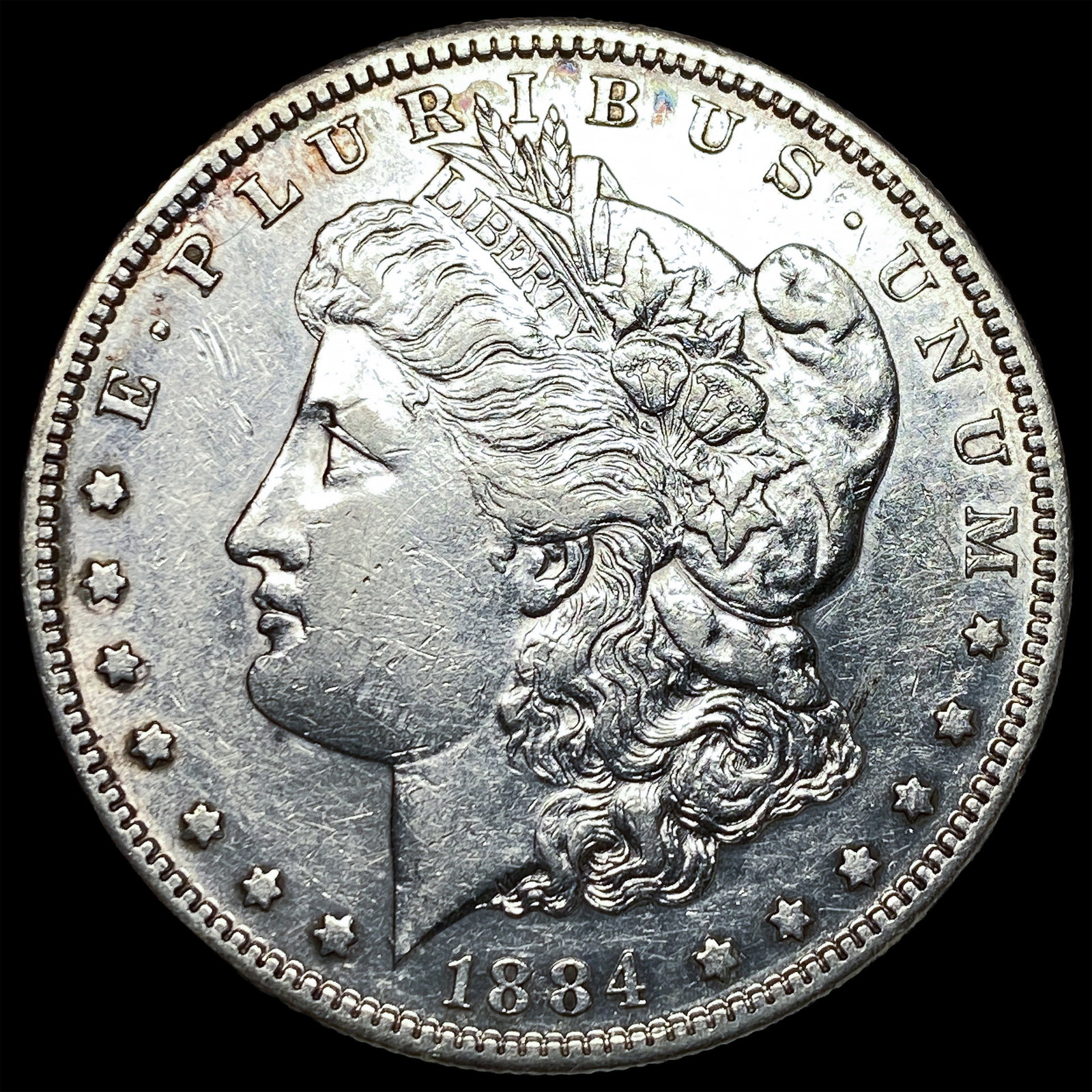 1884-S Silver Morgan Dollar CLOSELY UNCIRCULATED (1 of 2)