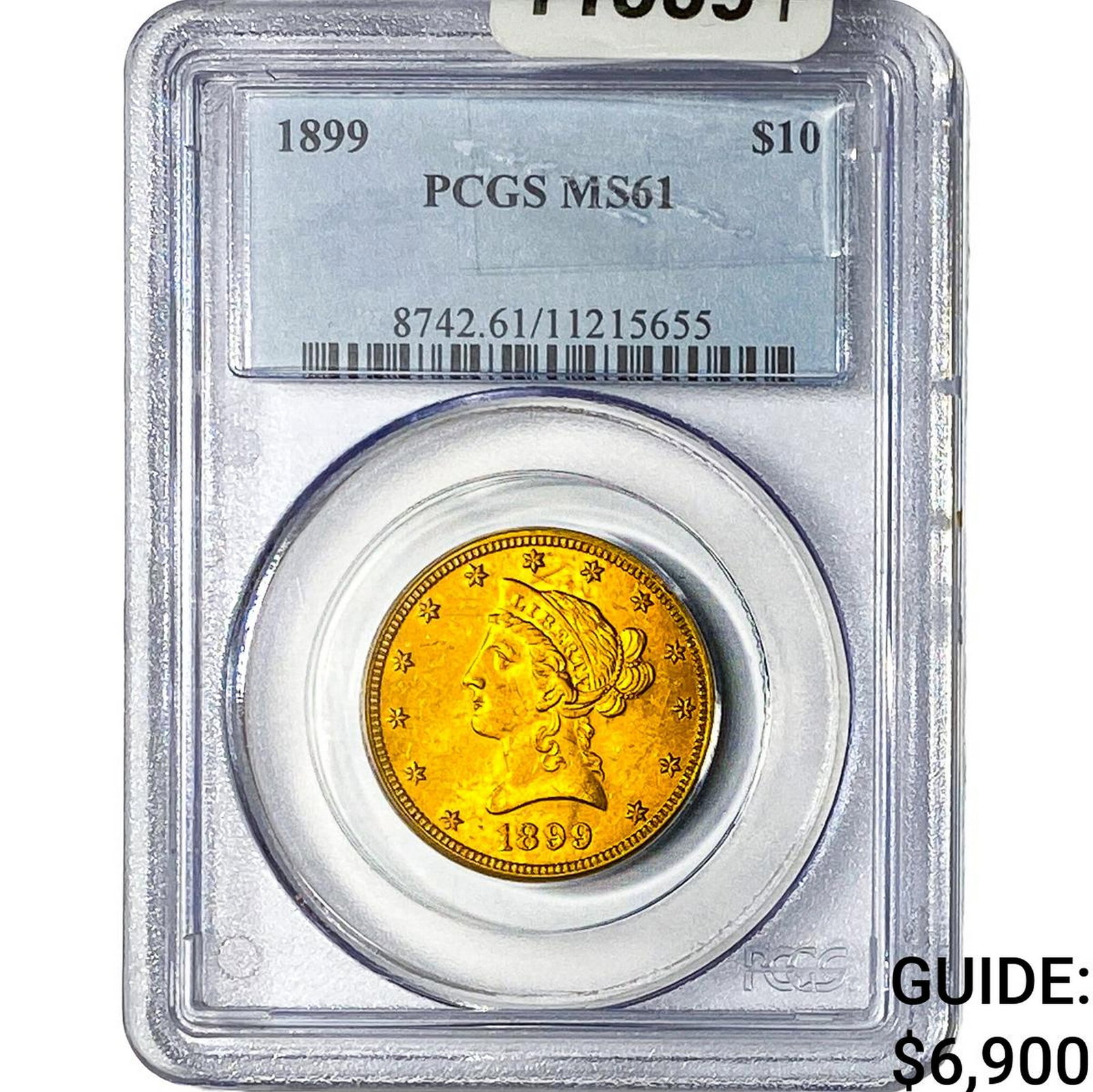 1899 $10 Gold Eagle PCGS MS61 (1 of 4)