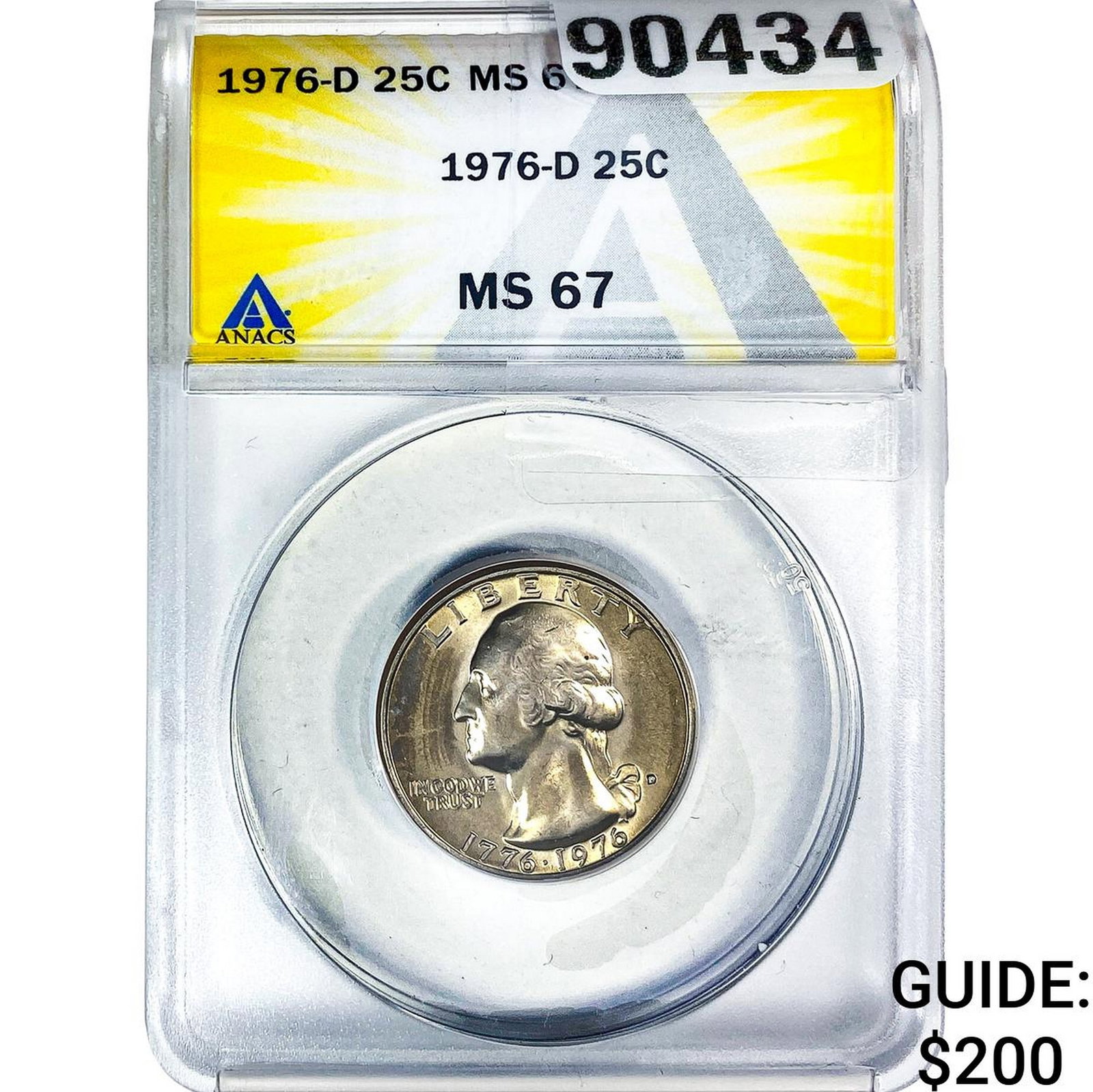 1976-D Washington Silver Quarter ANACS MS67 (1 of 2)