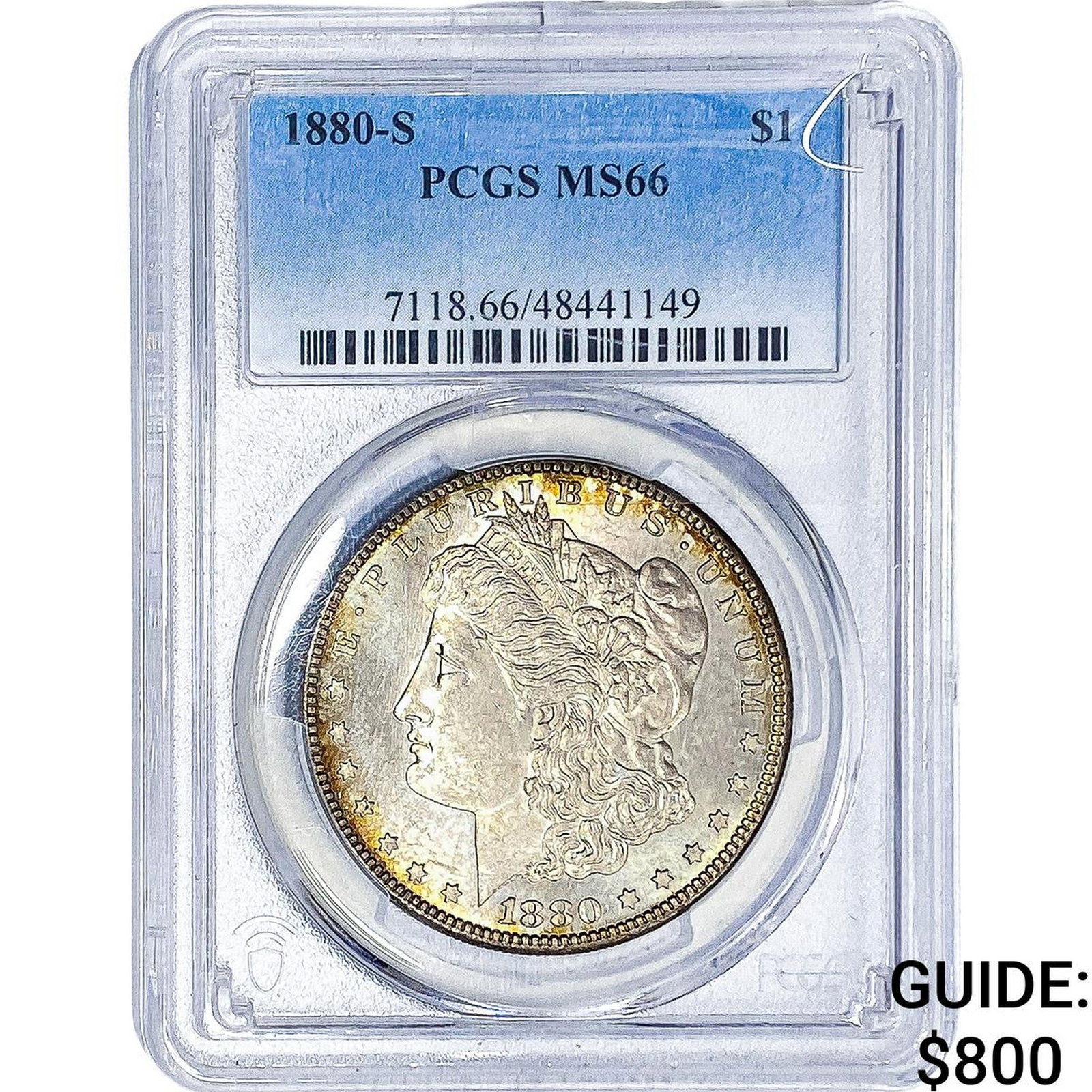 1880-S Morgan Silver Dollar PCGS MS66 (1 of 2)