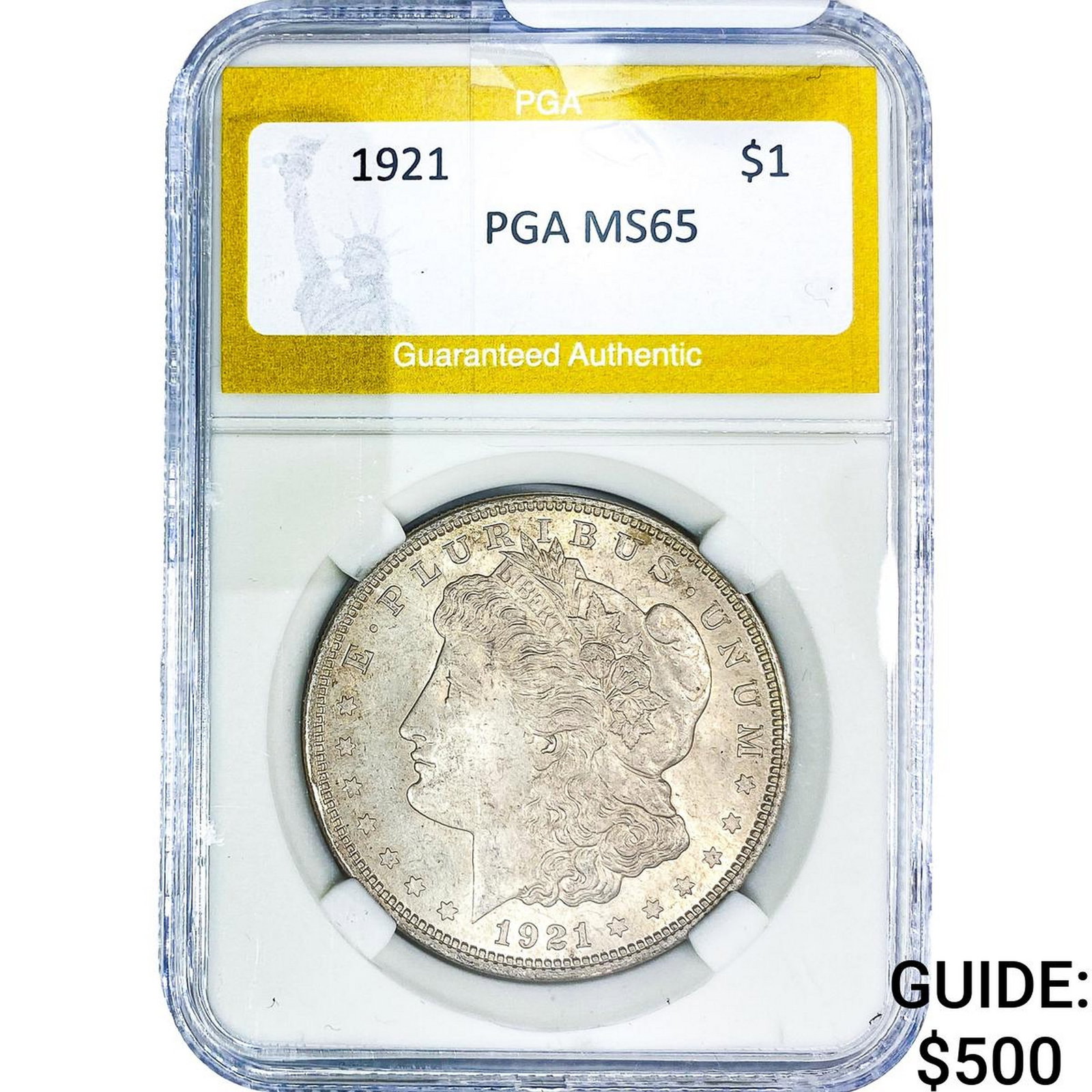 1921 Morgan Silver Dollar PGA MS65 (1 of 2)