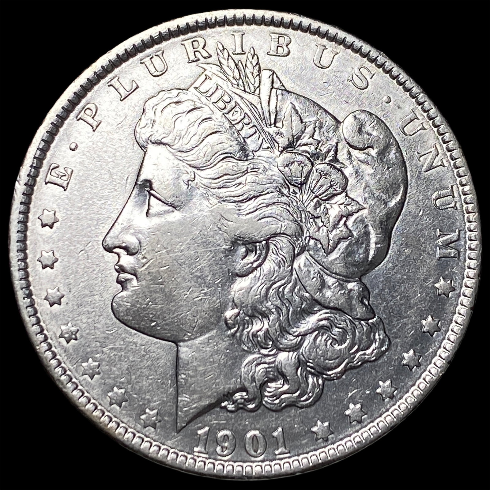 1901 Morgan Silver Dollar CLOSELY UNCIRCULATED: 1901 Morgan Silver Dollar CLOSELY UNCIRCULATED
