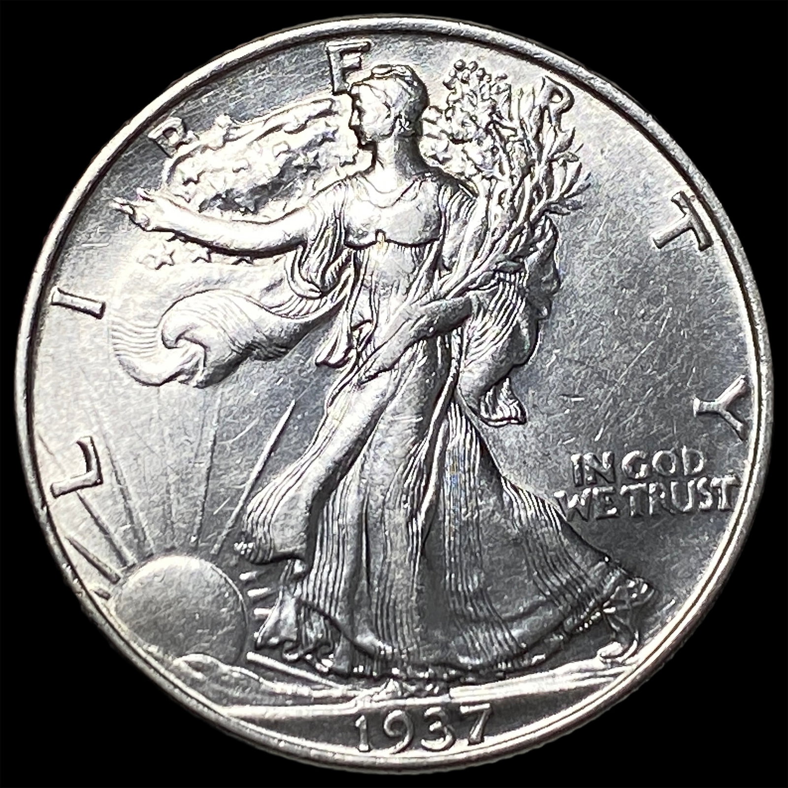 1937 Walking Liberty Half Dollar UNCIRCULATED (1 of 2)