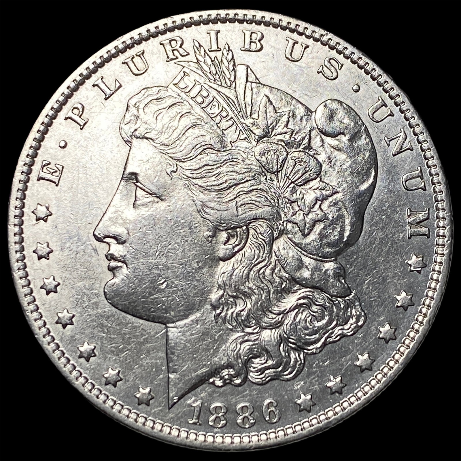 1886 Morgan Silver Dollar CLOSELY UNCIRCULATED: 1886 Morgan Silver Dollar CLOSELY UNCIRCULATED