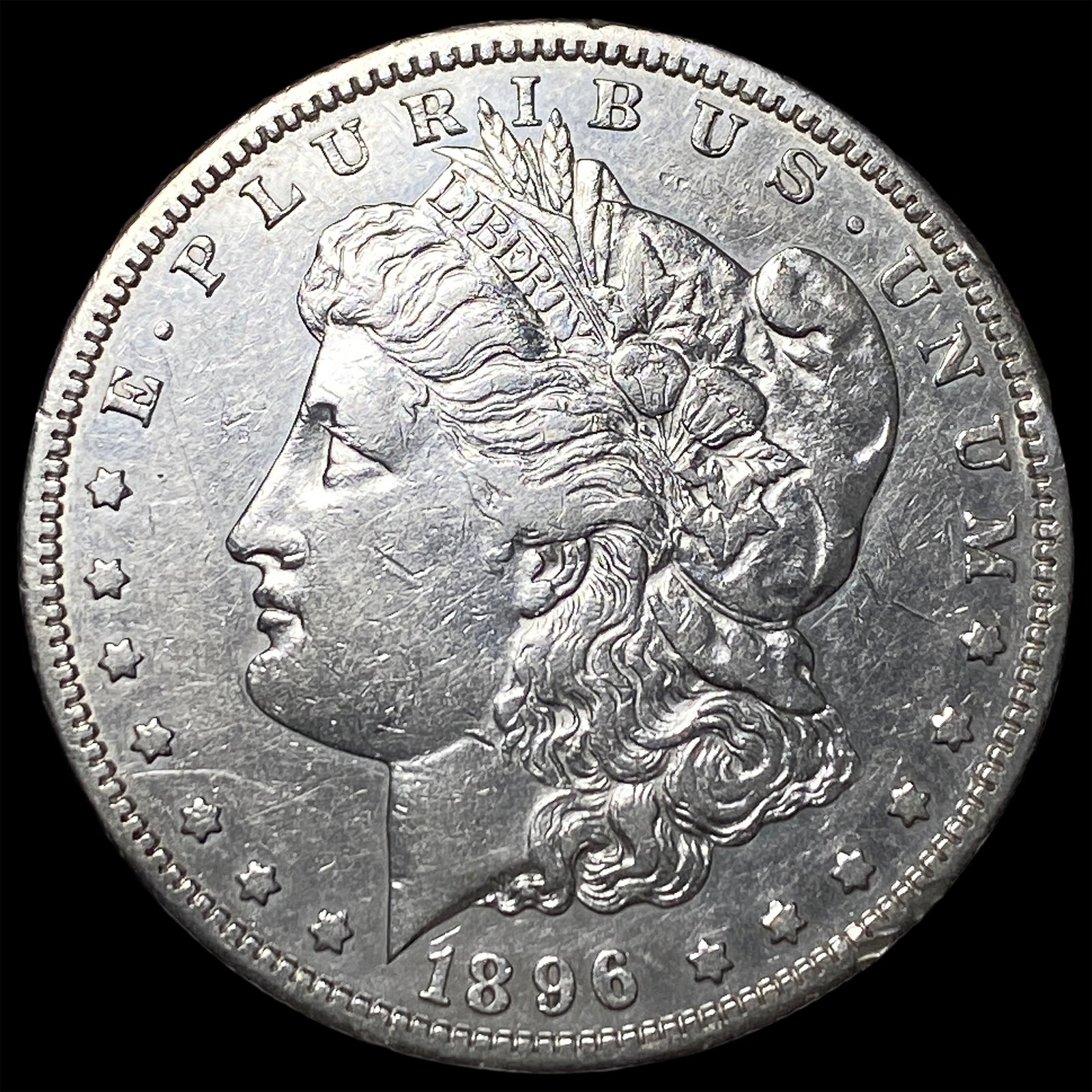 1896-S Silver Morgan Dollar CLOSELY UNCIRCULATED (1 of 2)