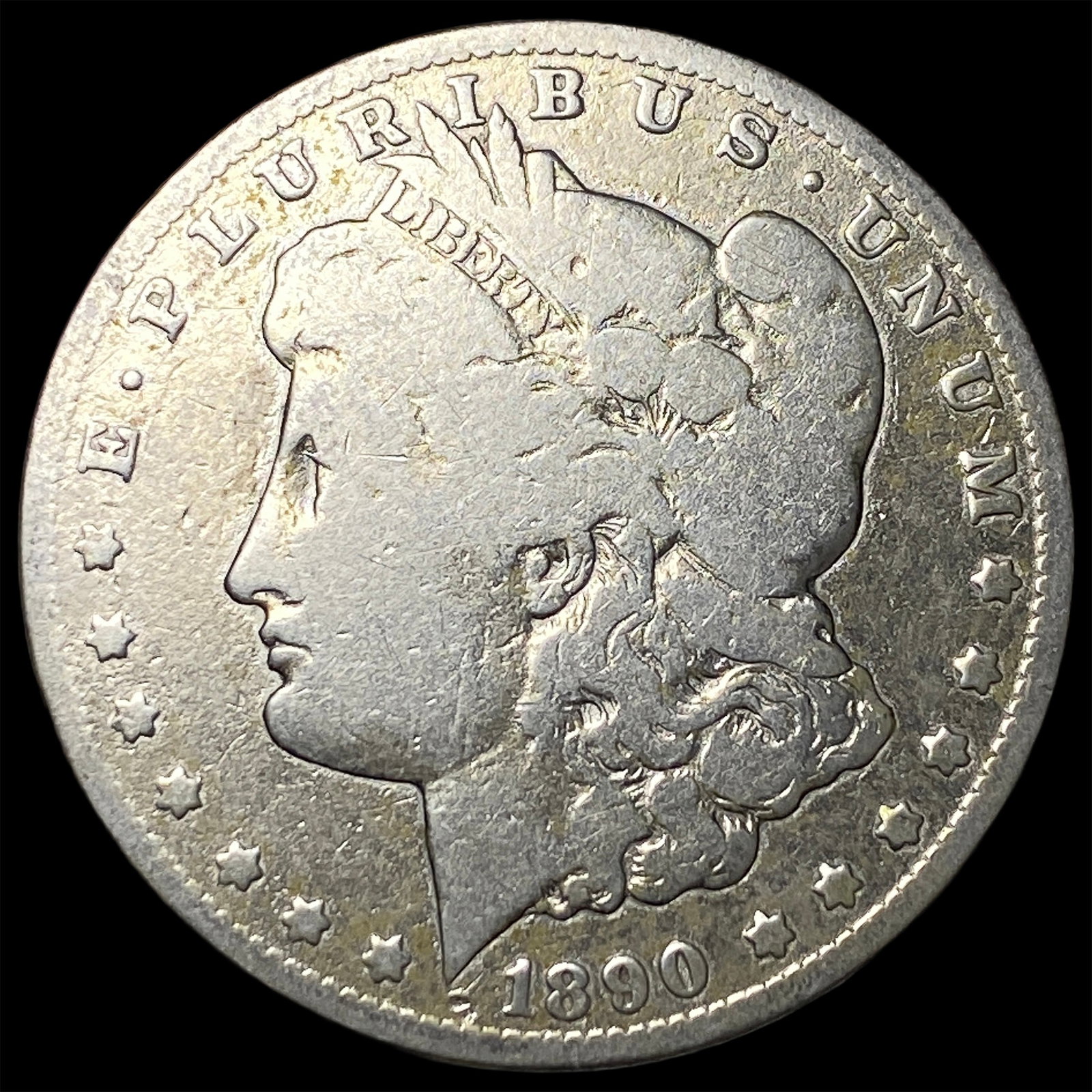1890-O Silver Morgan Dollar NICELY CIRCULATED (1 of 2)
