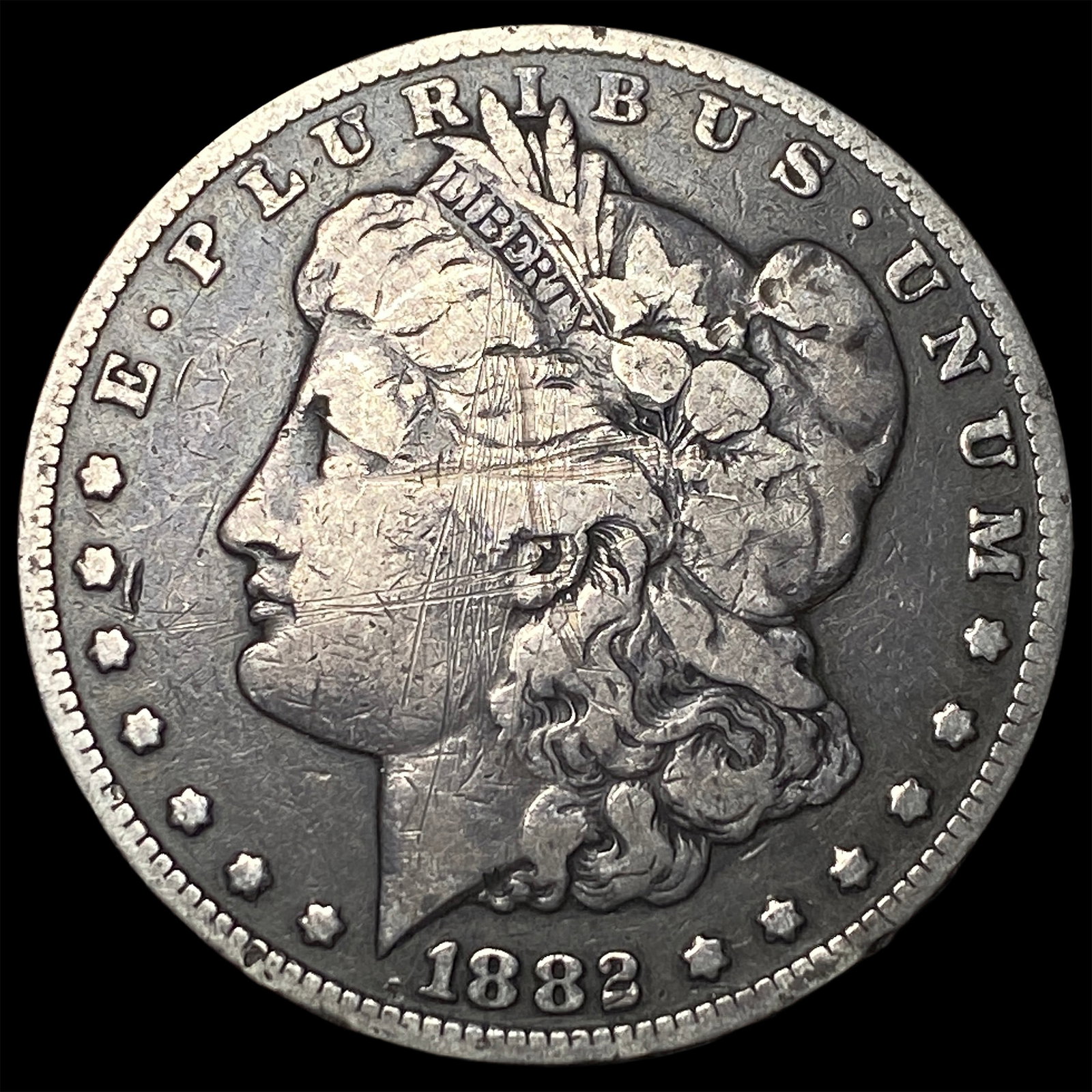 1882-CC Silver Morgan Dollar NICELY CIRCULATED (1 of 2)