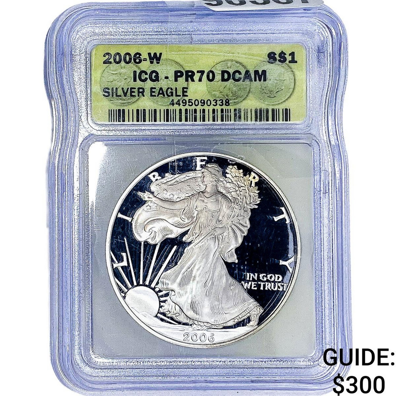 2006-W Silver Eagle ICG PR70 DCAM (1 of 2)