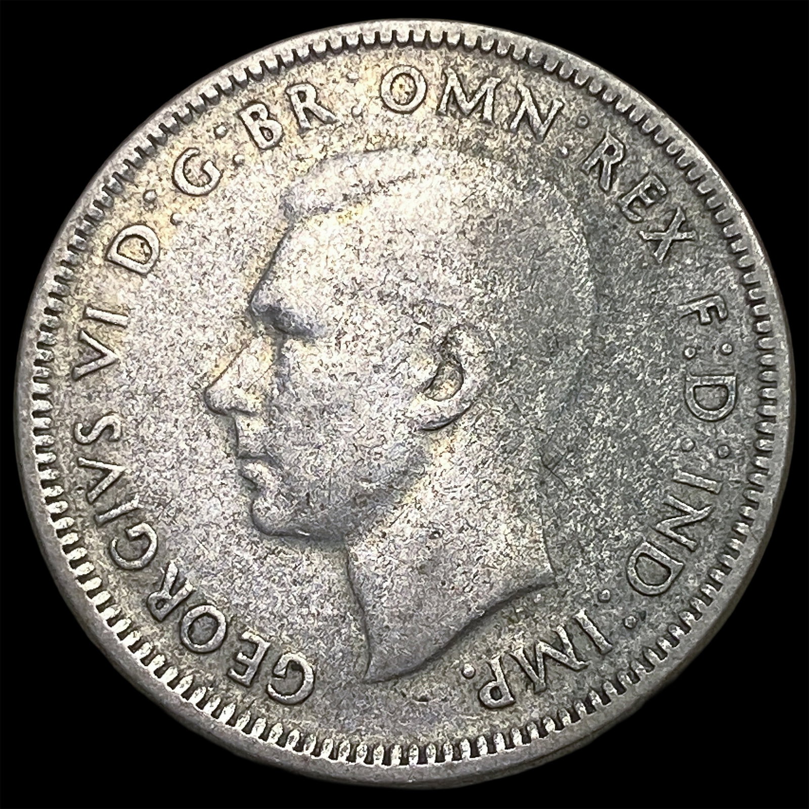 1946 Austrailia Silver 1 Shilling: 1946 Austrailia Silver 1 Shilling