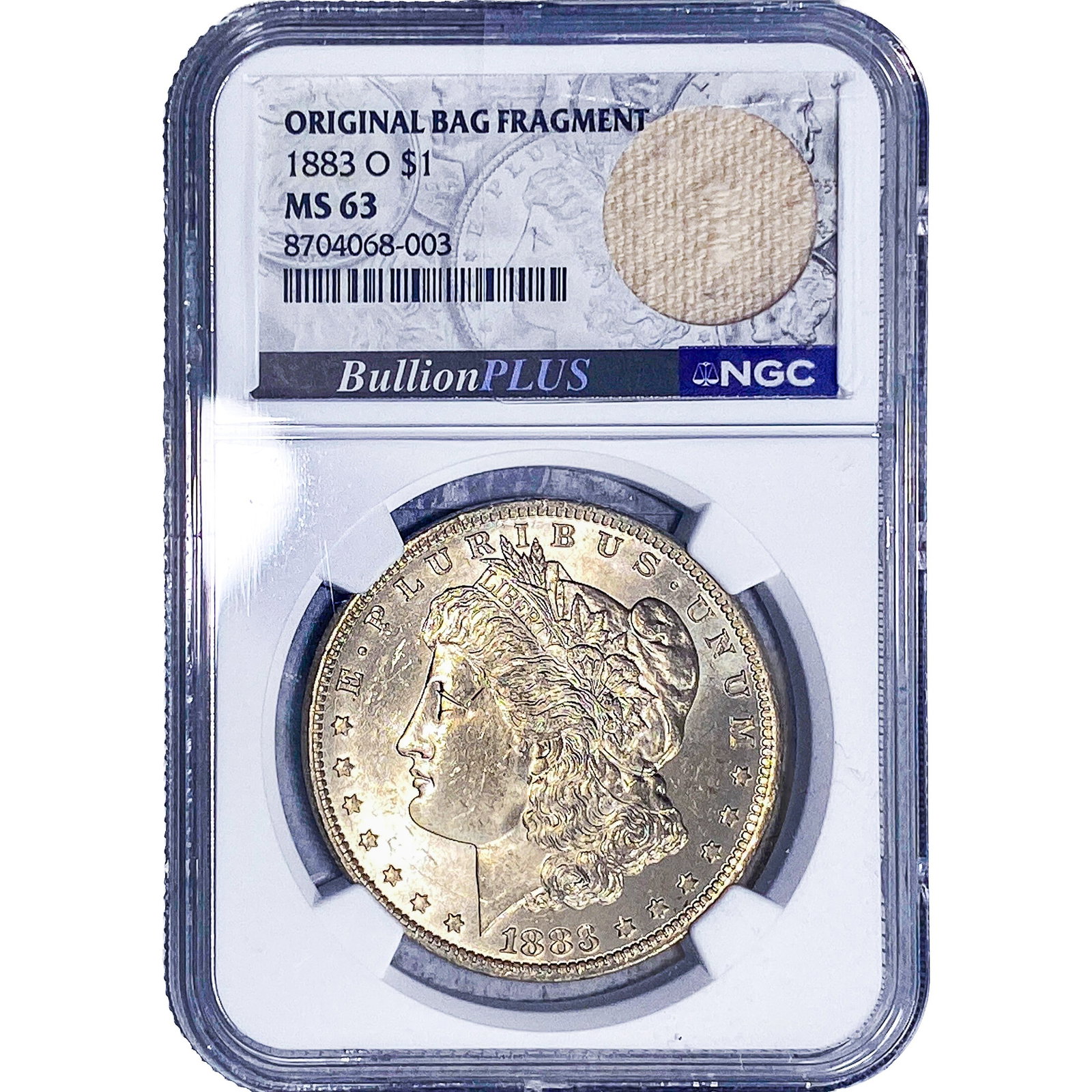 1883-O Morgan Silver Dollar NGC MS63: 1883-O Morgan Silver Dollar NGC MS63