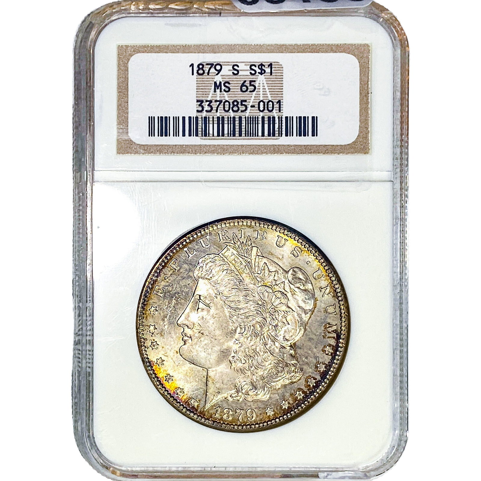1879-S Morgan Silver Dollar NGC MS65: 1879-S Morgan Silver Dollar NGC MS65
