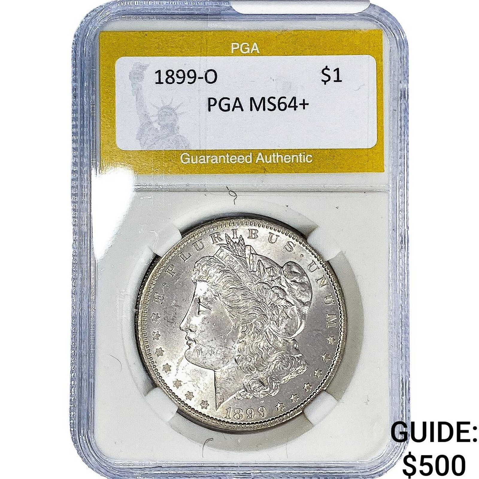 1899-O Morgan Silver Dollar PGA MS64+ (1 of 2)