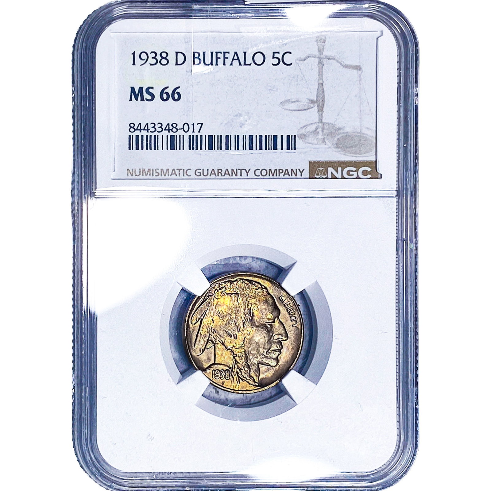 1938-D Buffalo Nickel NGC MS66 (1 of 2)