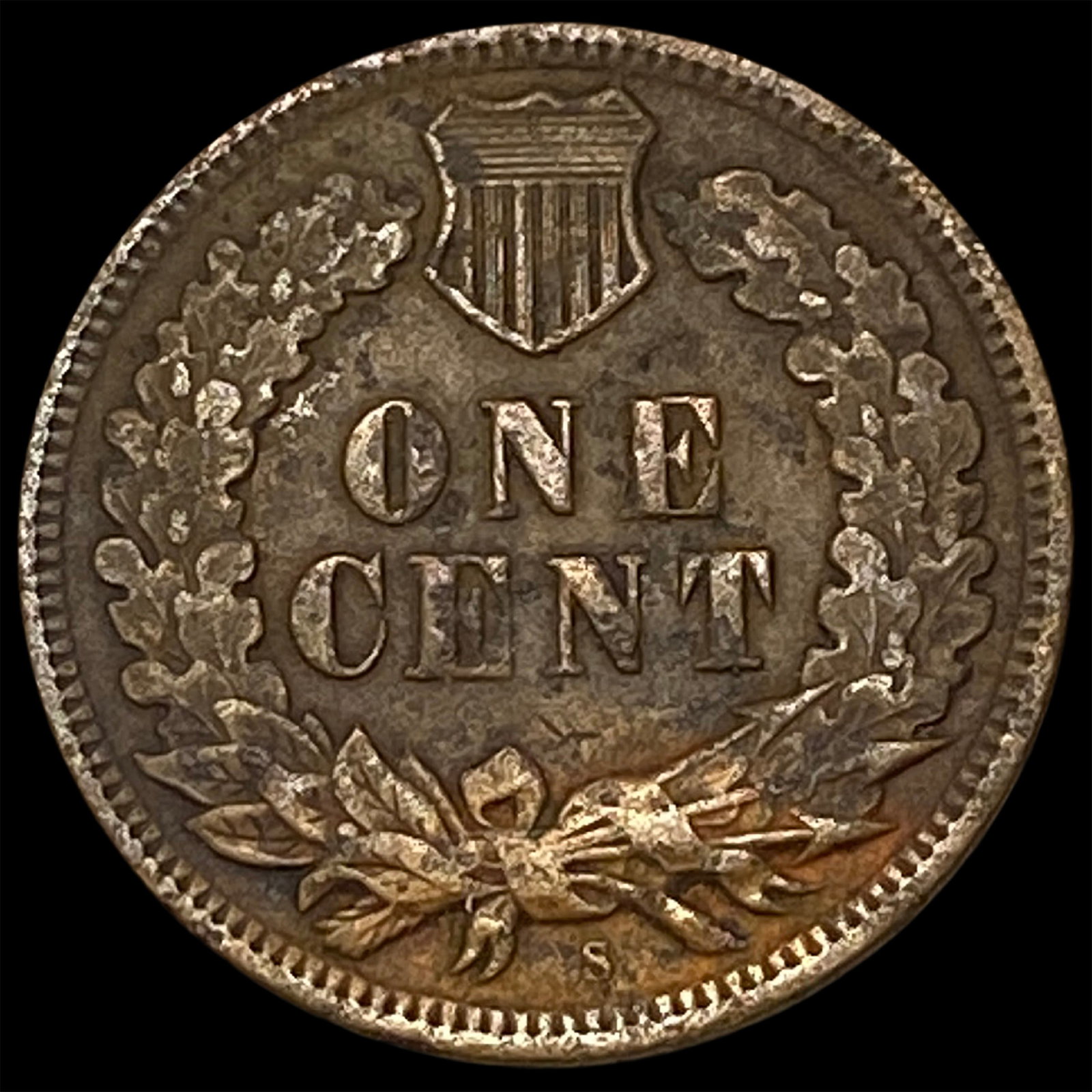 1908-S Indian Head Cent LIGHTLY CIRCULATED - 2