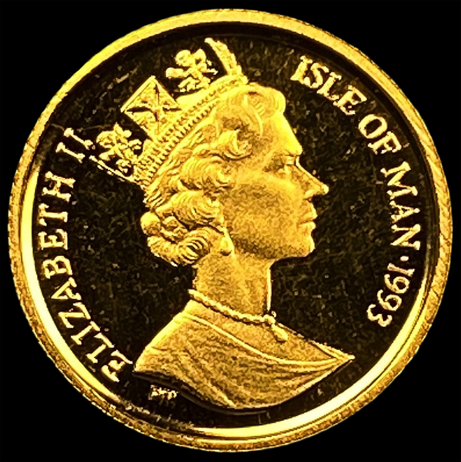 1993 Isle of Man Gold 1/25 oz Crown CHOICE PROOF: 1993 Isle of Man Gold 1/25 oz Crown CHOICE PROOF
