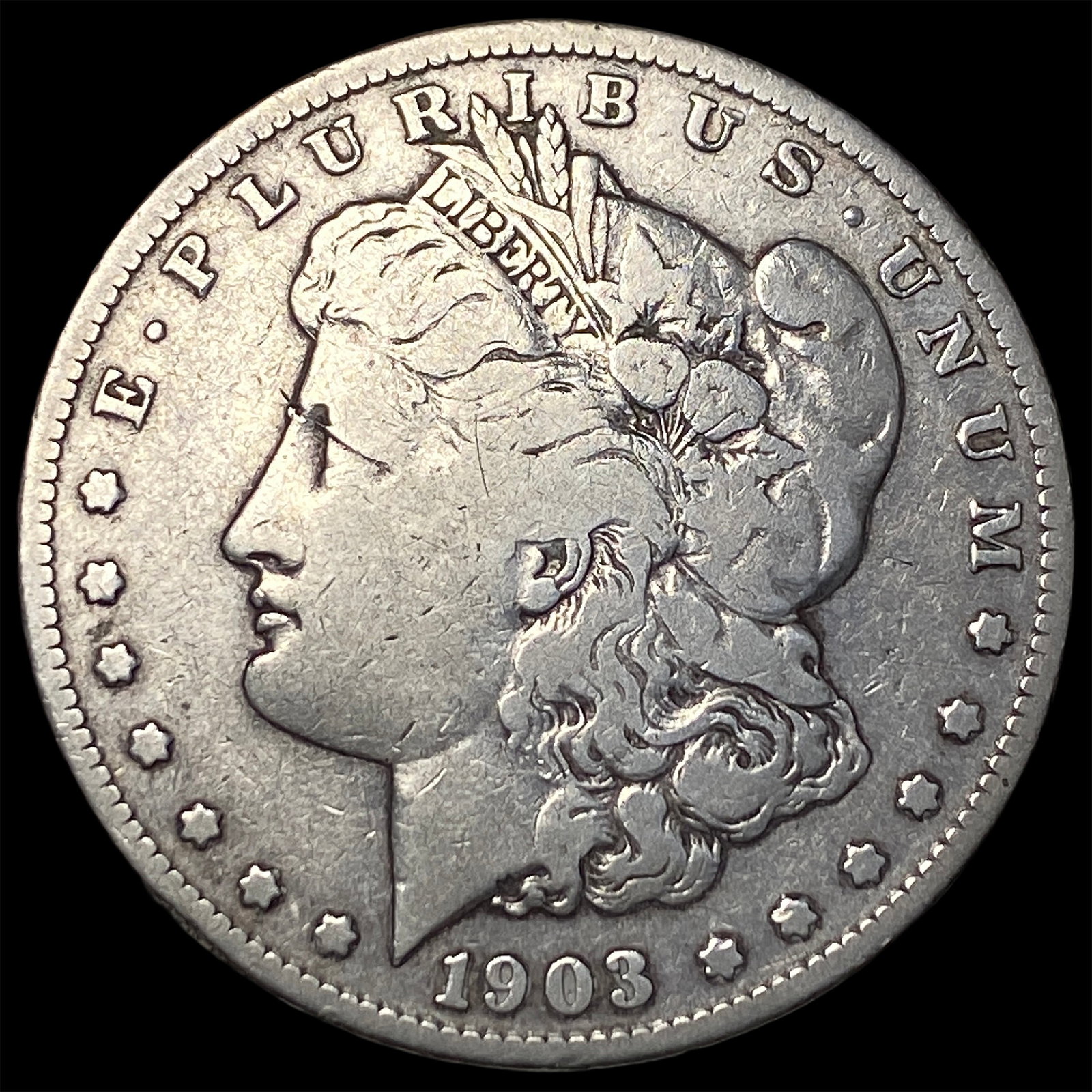 1903-S Silver Morgan Dollar NICELY CIRCULATED: 1903-S Silver Morgan Dollar NICELY CIRCULATED