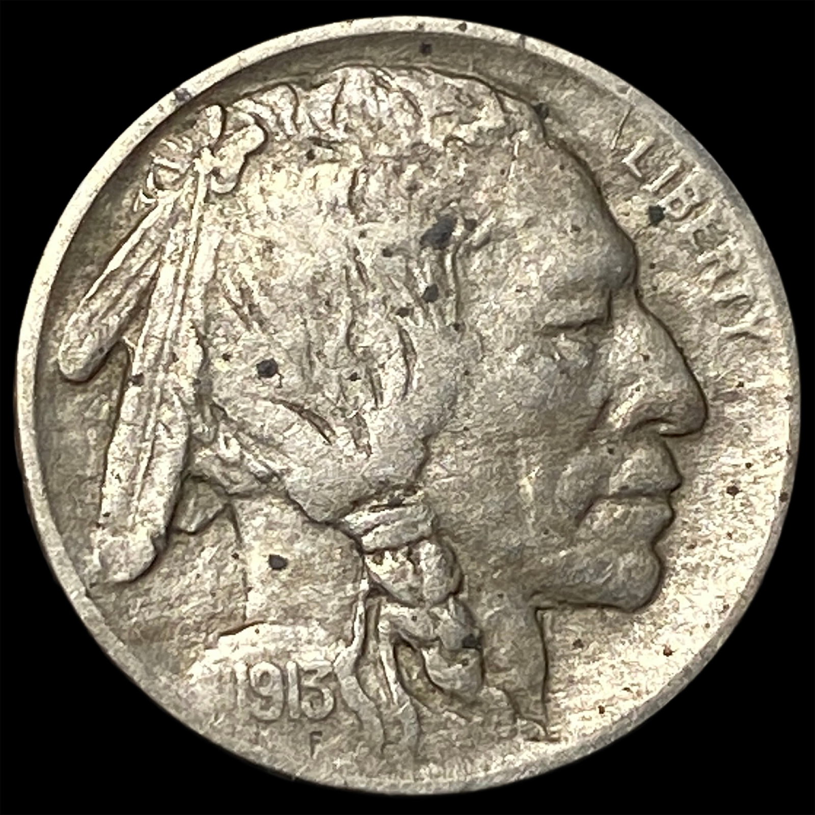 1915-D Buffalo Nickel NEARLY UNCIRCULATED (1 of 2)