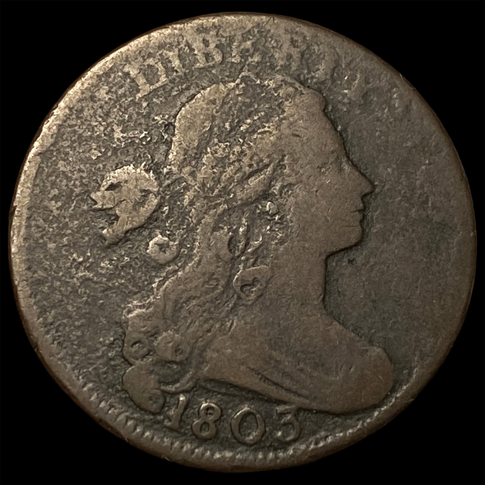 1803 Draped Bust Large Cent LIGHTLY CIRCULATED: 1803 Draped Bust Large Cent LIGHTLY CIRCULATED