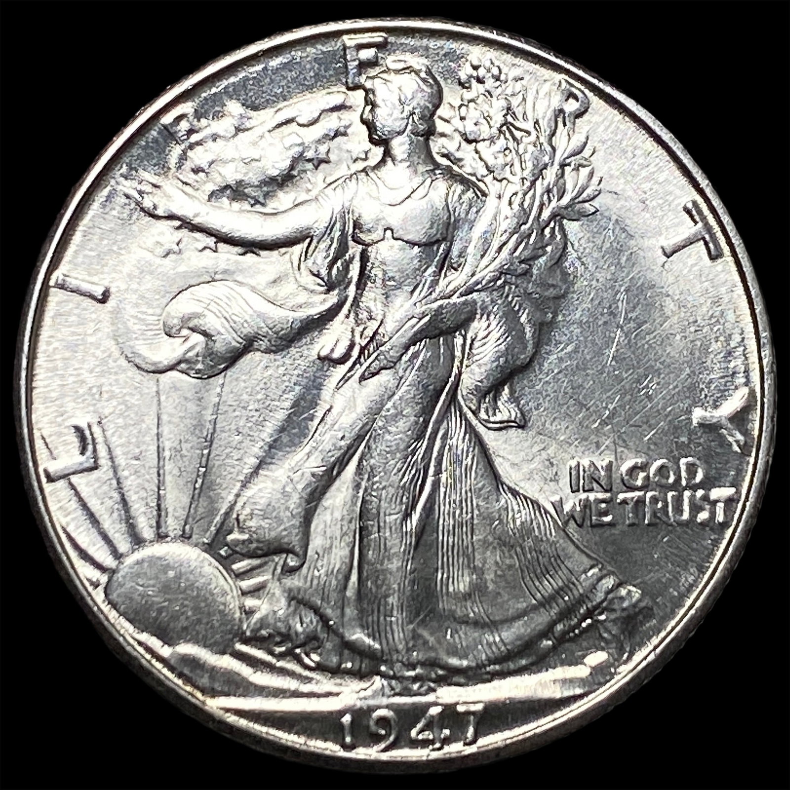 1947 Silver Half Dollar UNCIRCULATED: 1947 Silver Half Dollar UNCIRCULATED
