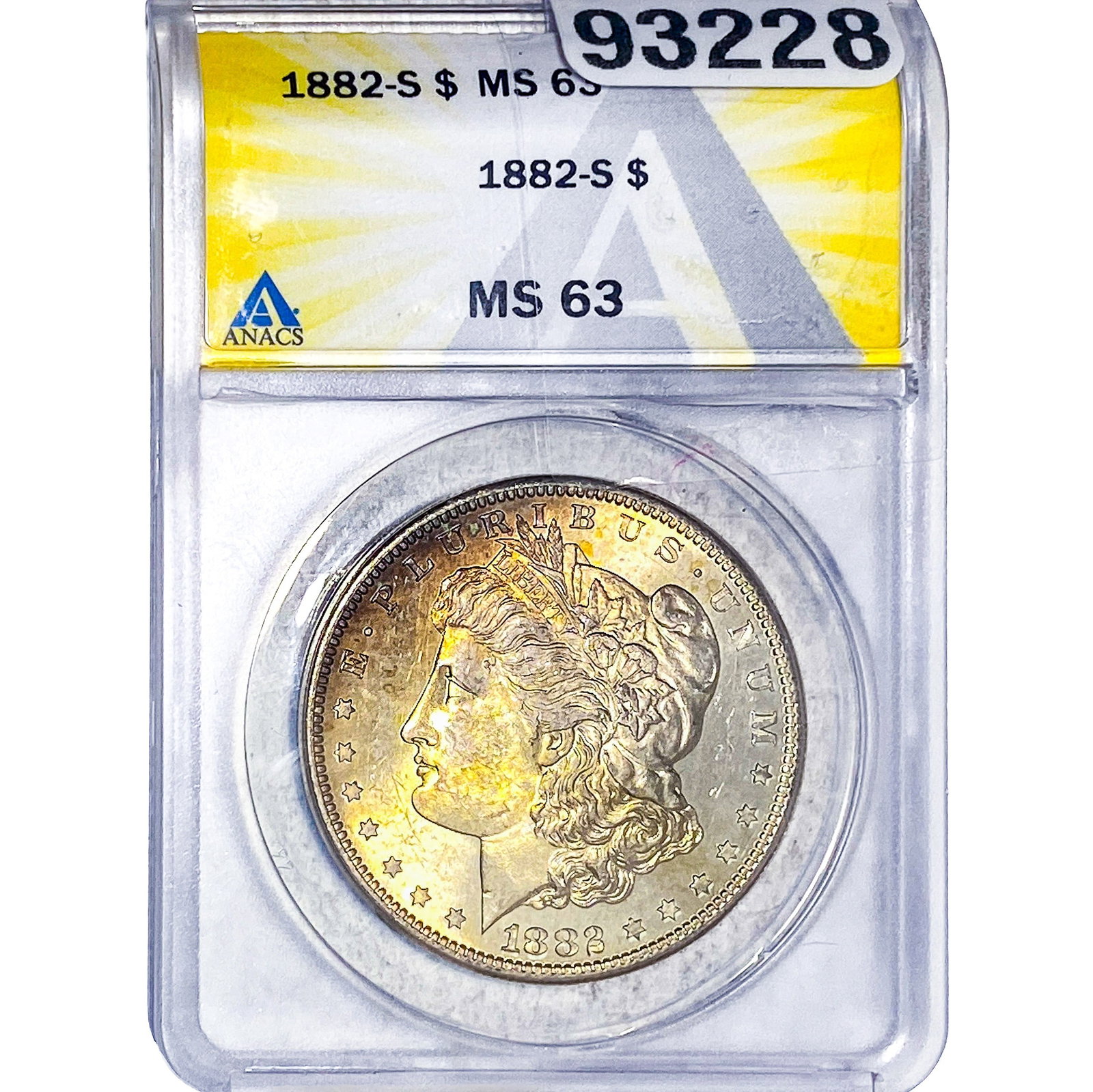 1882-S Morgan Silver Dollar ANACS MS63 (1 of 2)