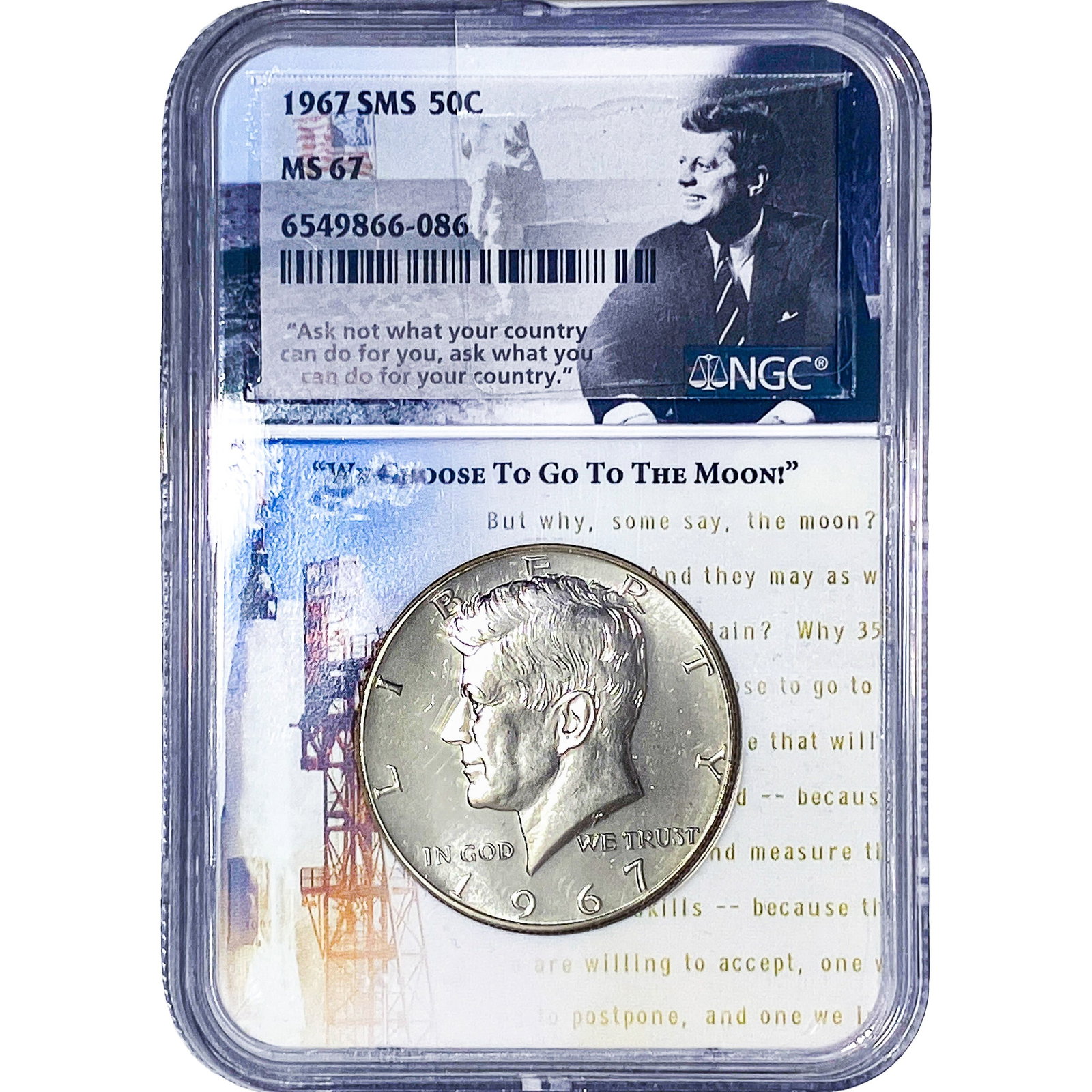 1967 Kennedy Half Dollar NGC MS67 (1 of 2)