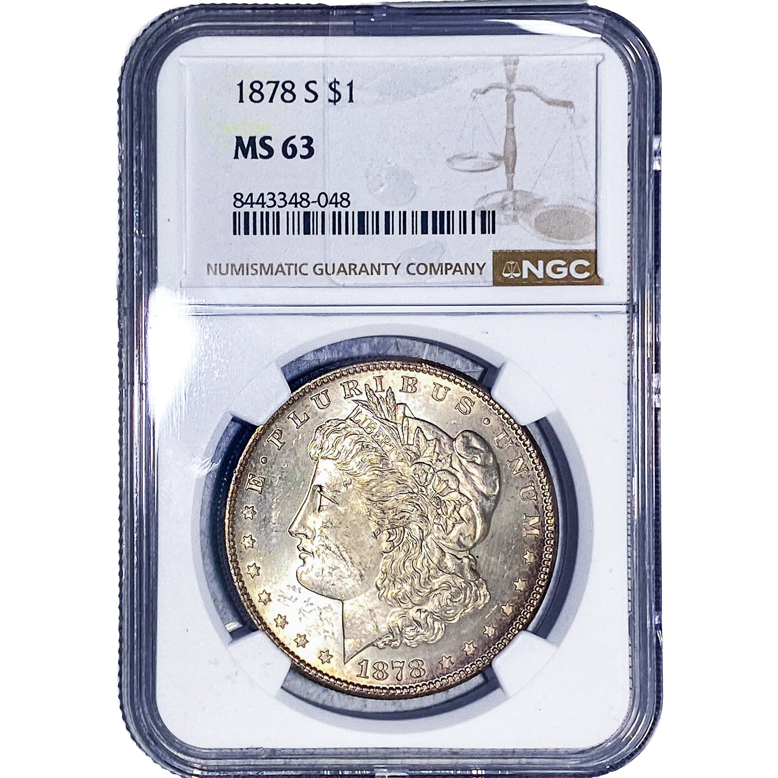 1878-S Morgan Silver Dollar NGC MS63 (1 of 2)