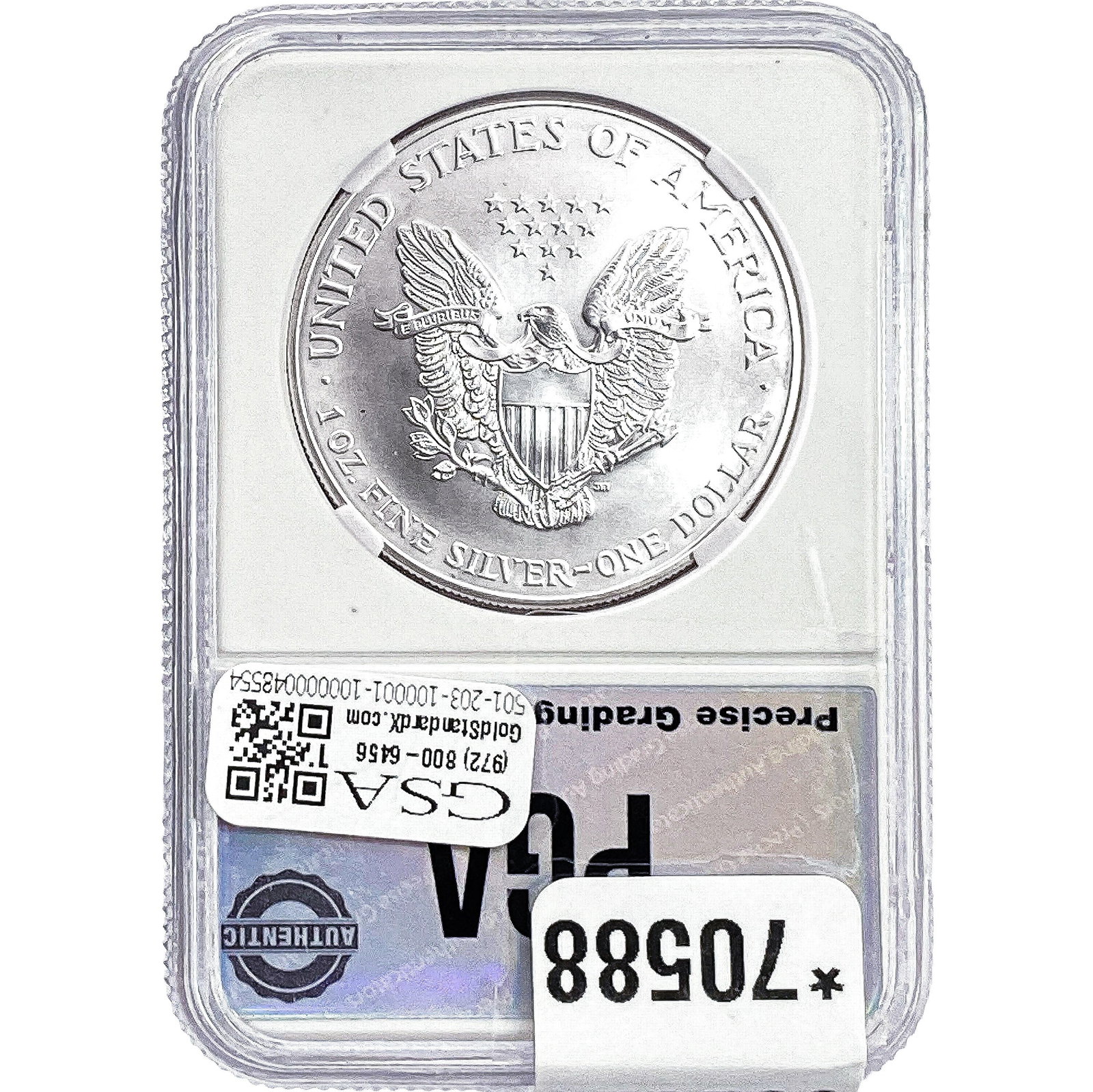 2002 Silver Eagle PGA MS70 - 2