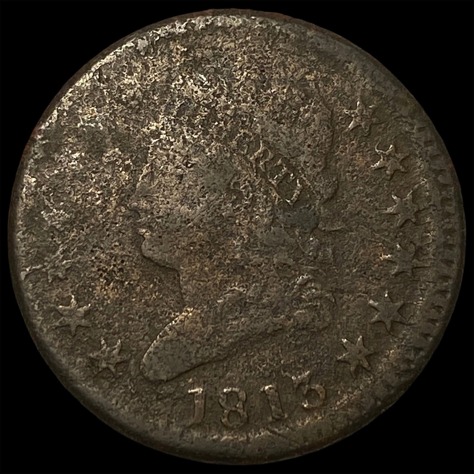 1813 Classic Head Large Cent NICELY CIRCULATED: 1813 Classic Head Large Cent NICELY CIRCULATED