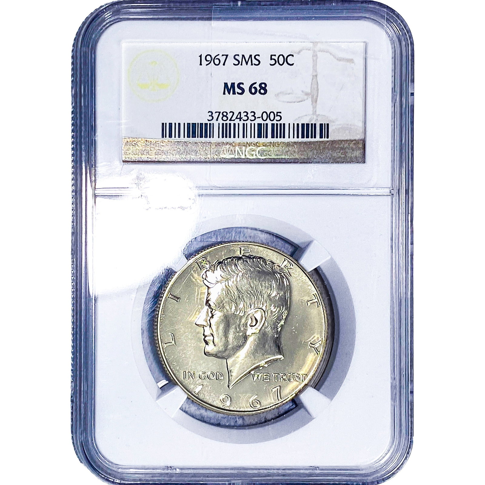 1967 Kennedy Half Dollar NGC MS68 (1 of 2)