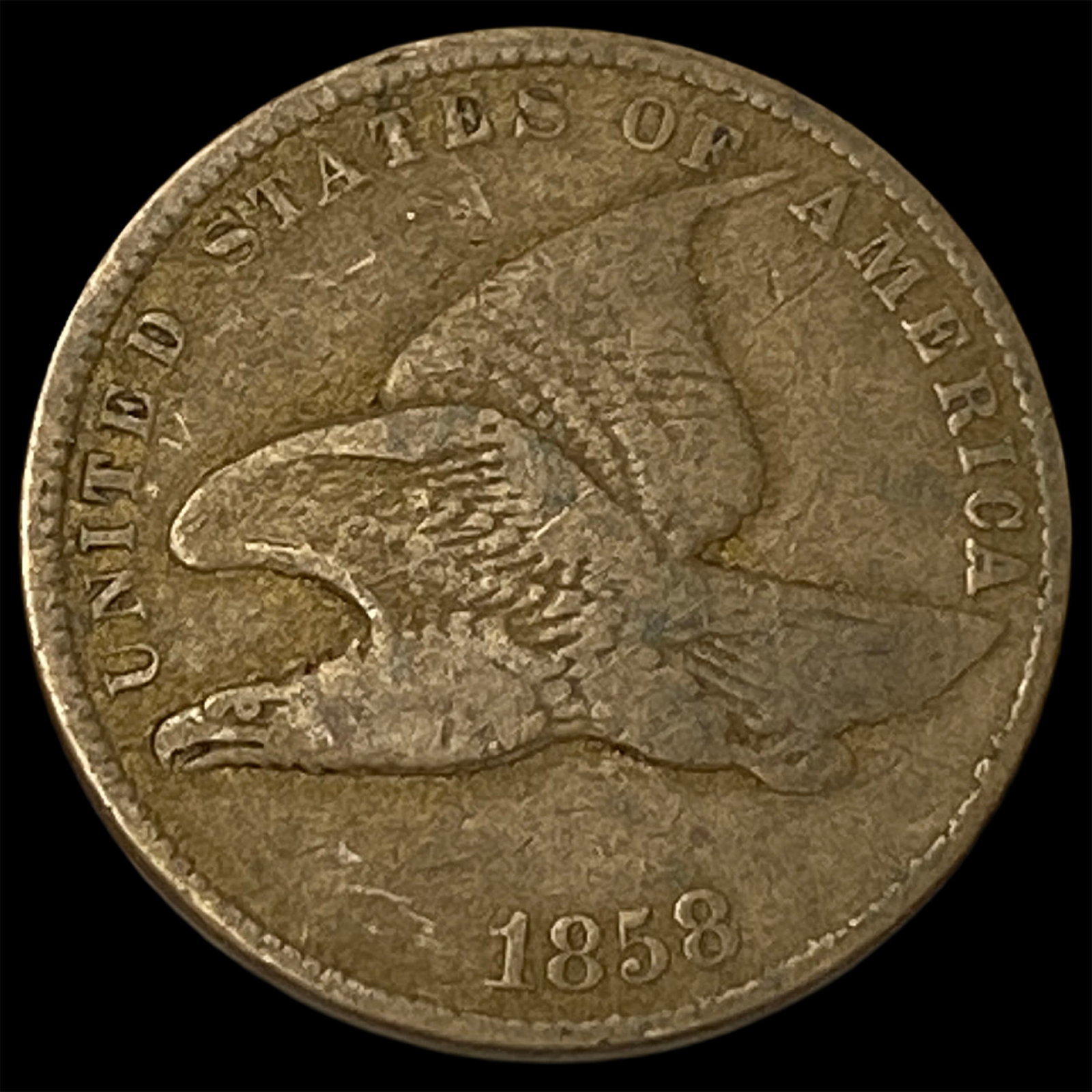 1858 Flying Eagle Cent LIGHTLY CIRCULATED (1 of 2)