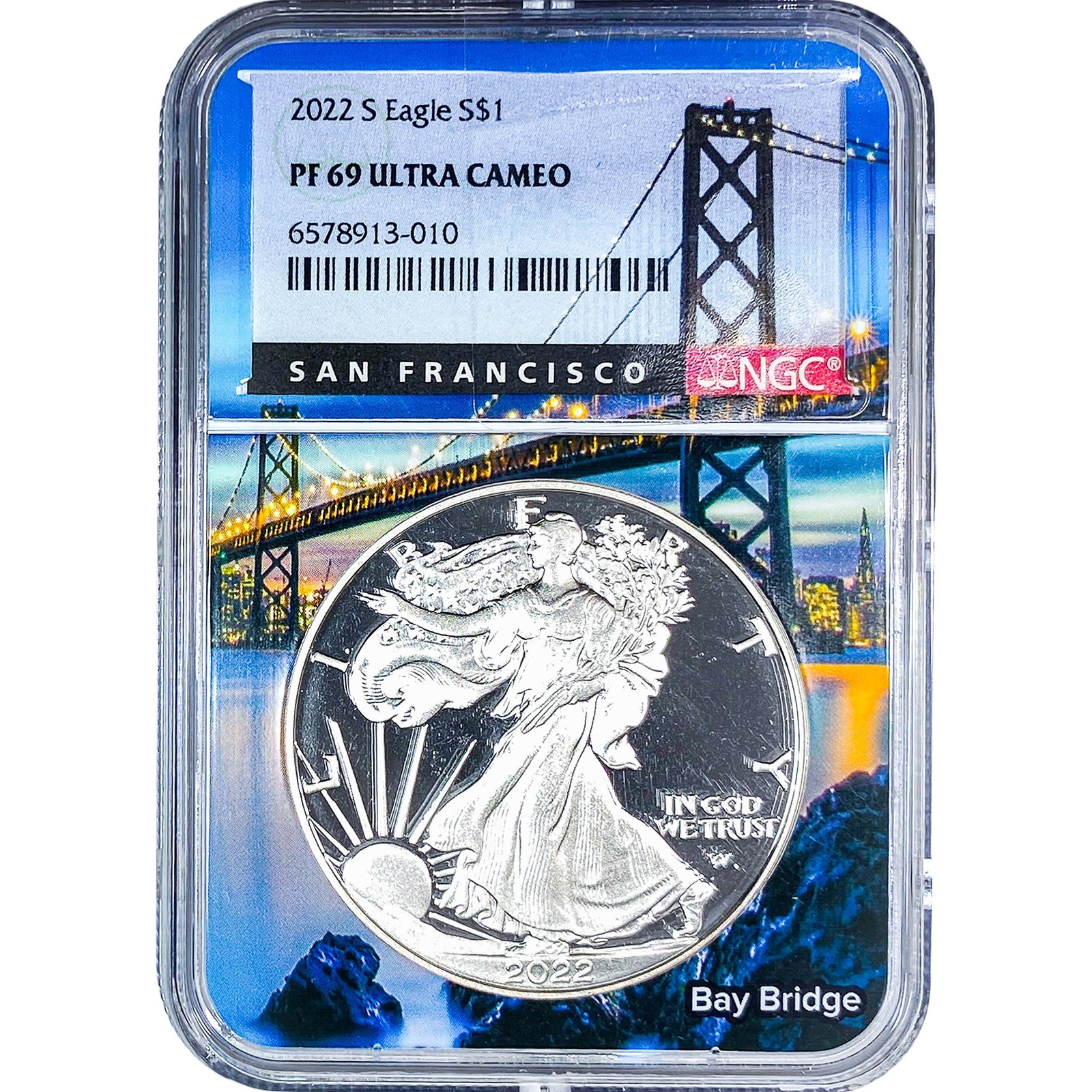 2022-S Silver Eagle NGC PF69 UC: 2022-S Silver Eagle NGC PF69 UC