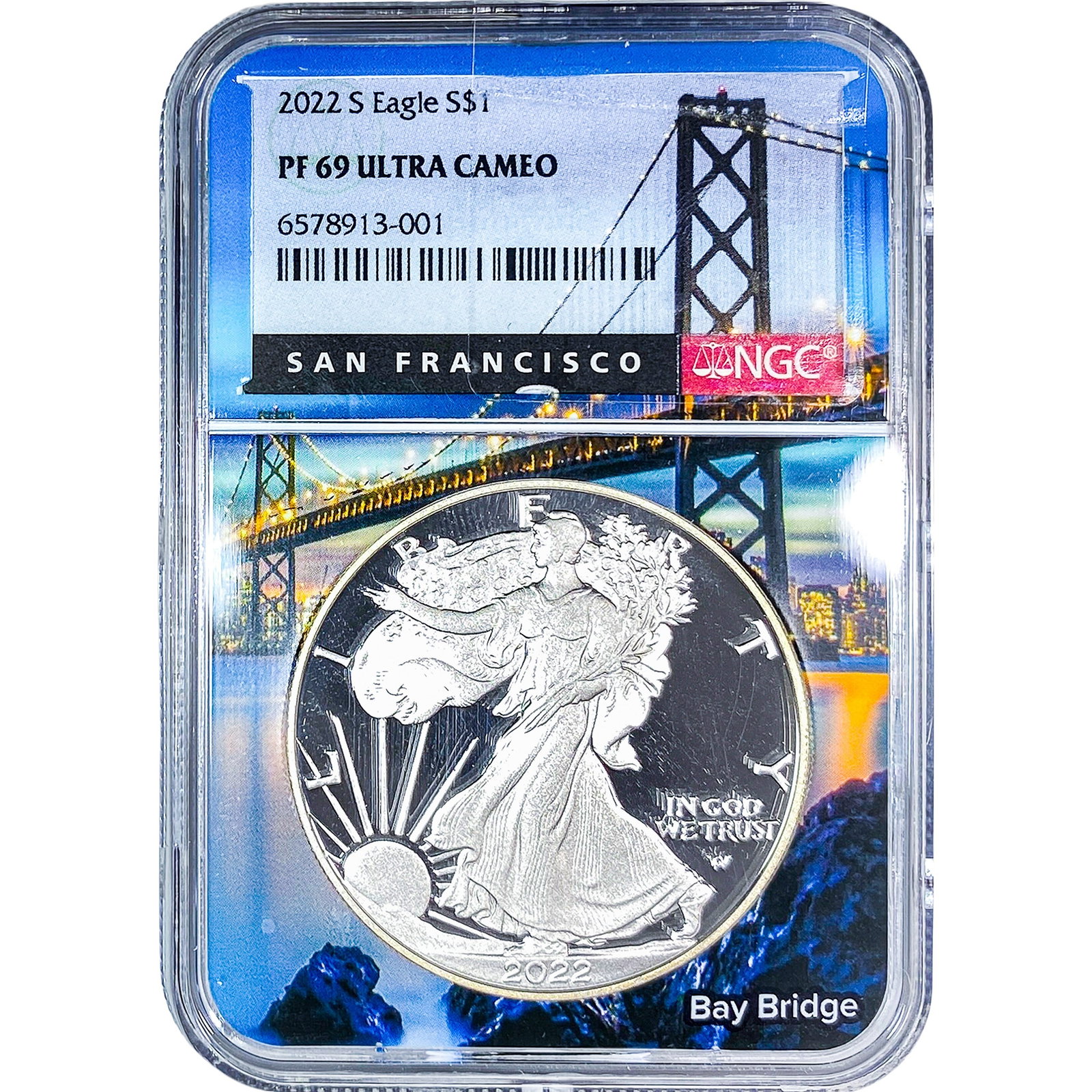 2022-S Silver Eagle NGC PF69 UC: 2022-S Silver Eagle NGC PF69 UC