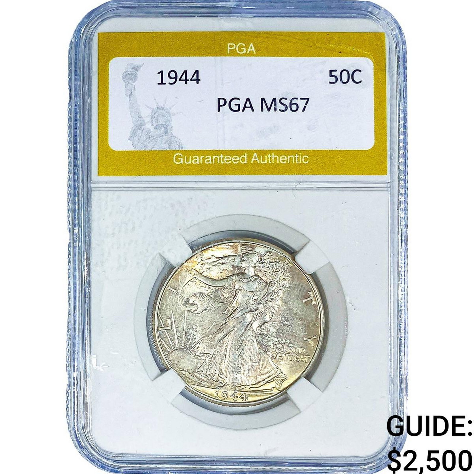 1944 Walking Liberty Half Dollar PGA MS67 (1 of 2)