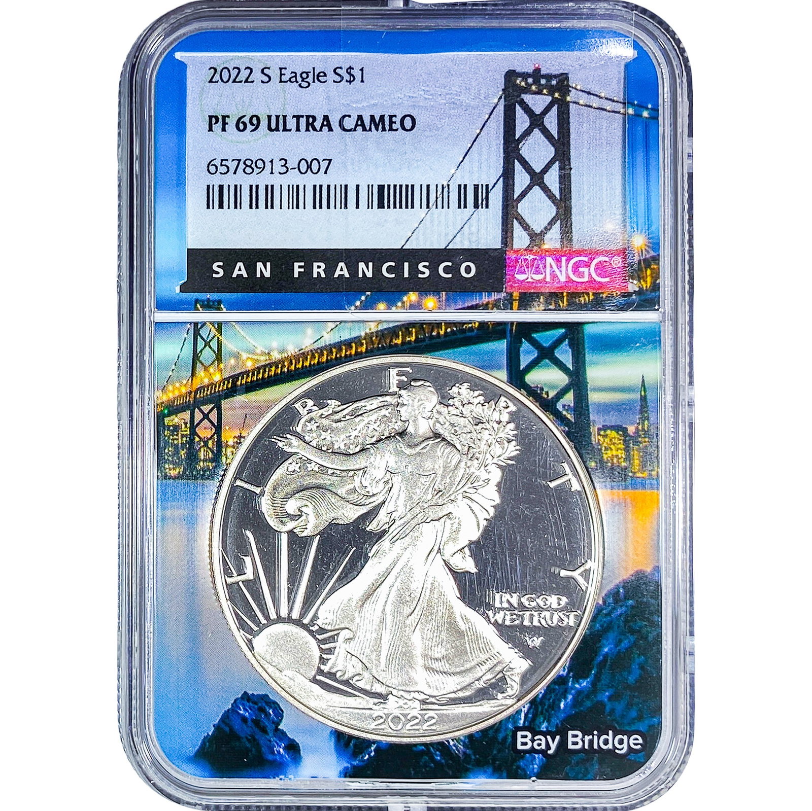 2022-S Silver Eagle NGC PF69 UC: 2022-S Silver Eagle NGC PF69 UC