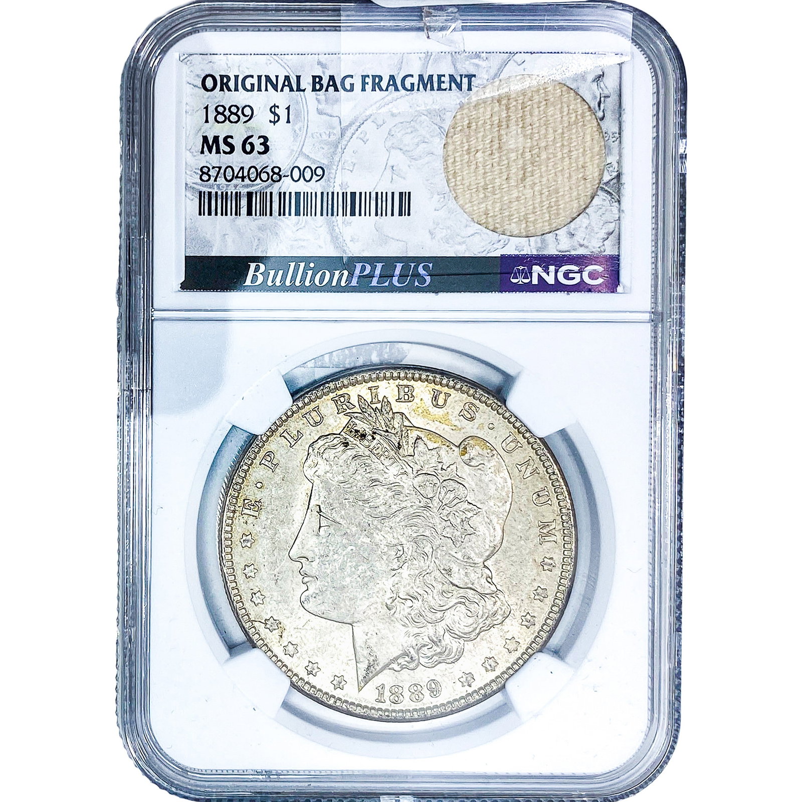 1889 Morgan Silver Dollar NGC MS63: 1889 Morgan Silver Dollar NGC MS63