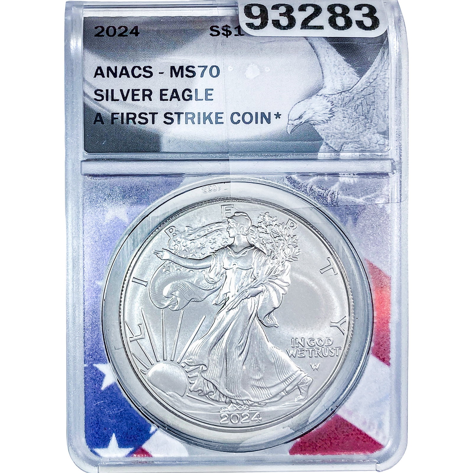 2024 Silver Eagle ANACS MS70: 2024 Silver Eagle ANACS MS70