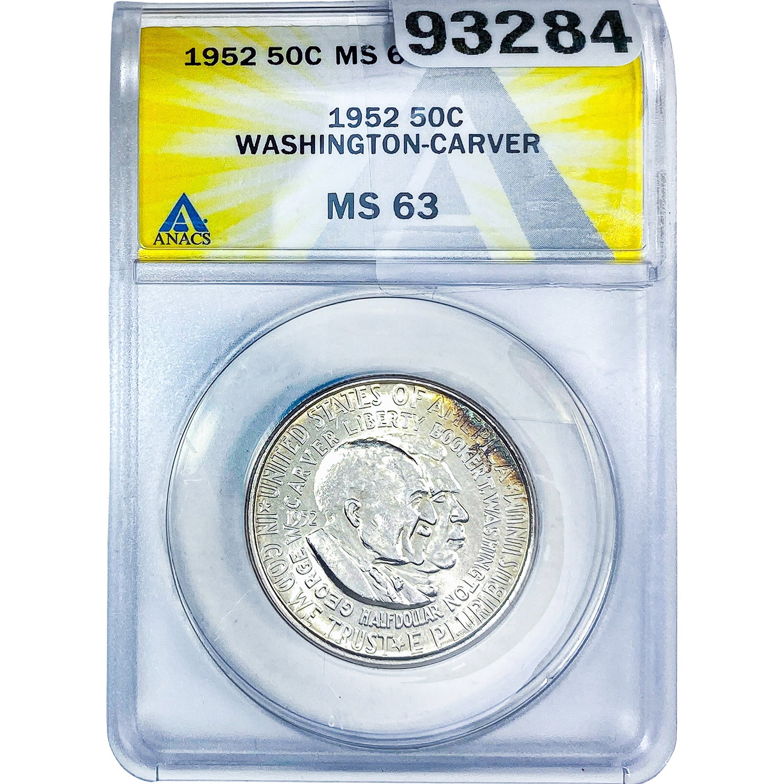 1952 Washington Carver Half Dollar ANACS MS63 (1 of 2)