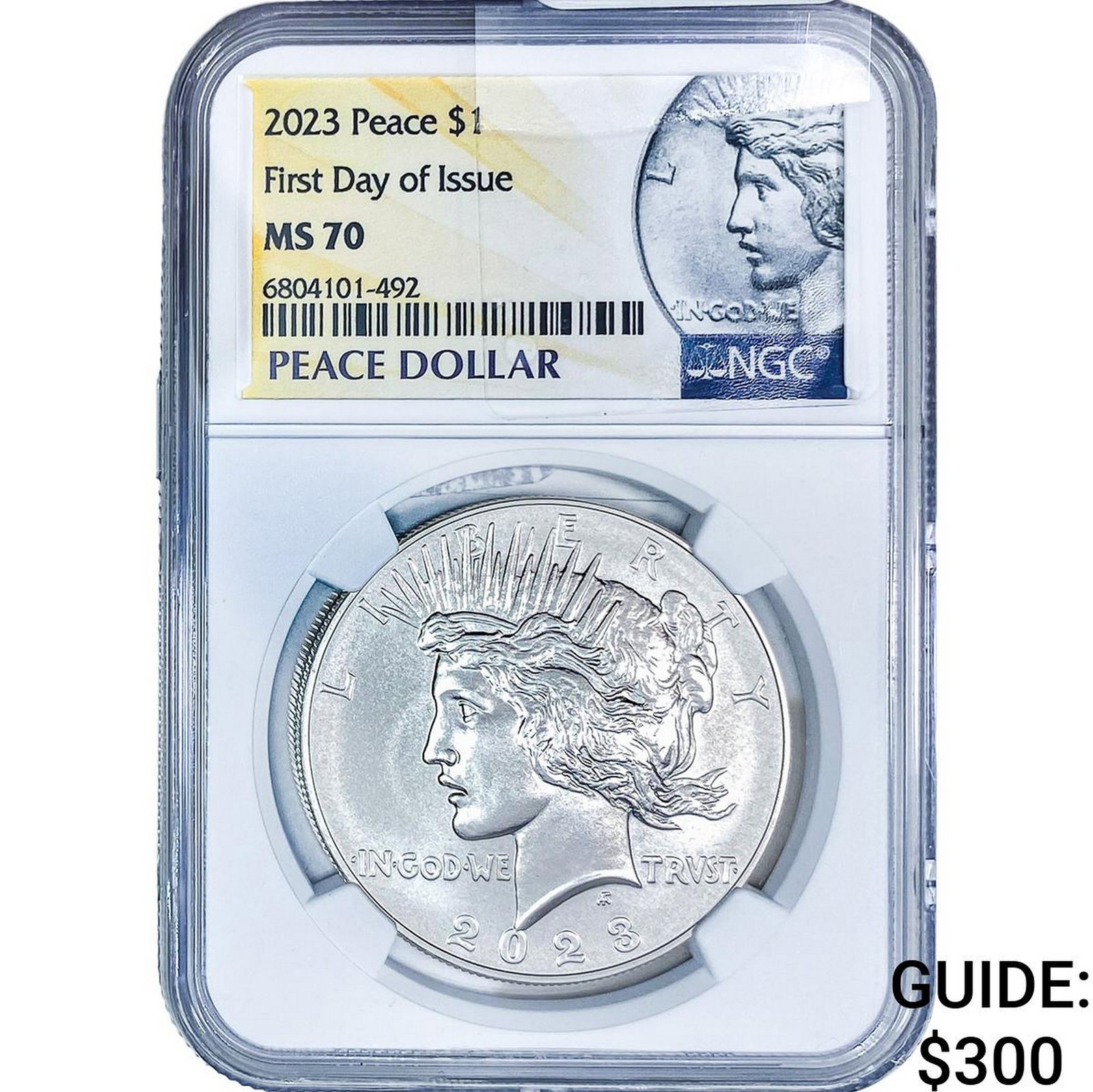 2023 Silver Peace Dollar NGC MS70: 2023 Silver Peace Dollar NGC MS70