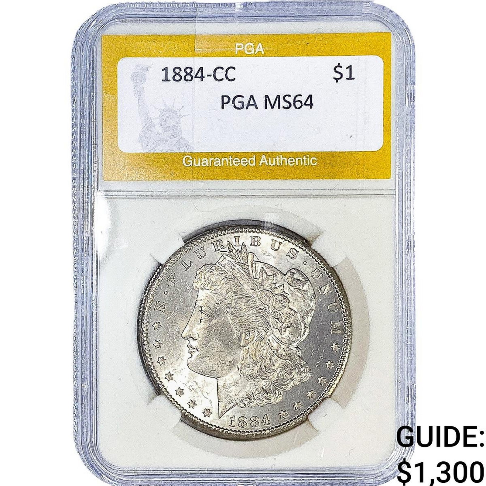 1884-CC Morgan Silver Dollar PGA MS64 (1 of 2)
