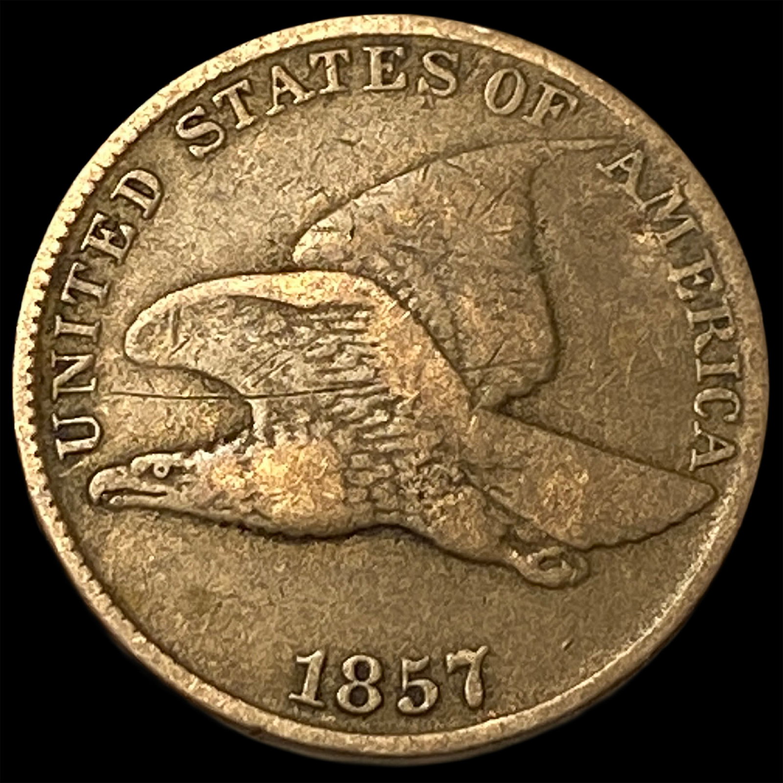 1857 Flying Eagle Cent LIGHTLY CIRCULATED: 1857 Flying Eagle Cent LIGHTLY CIRCULATED