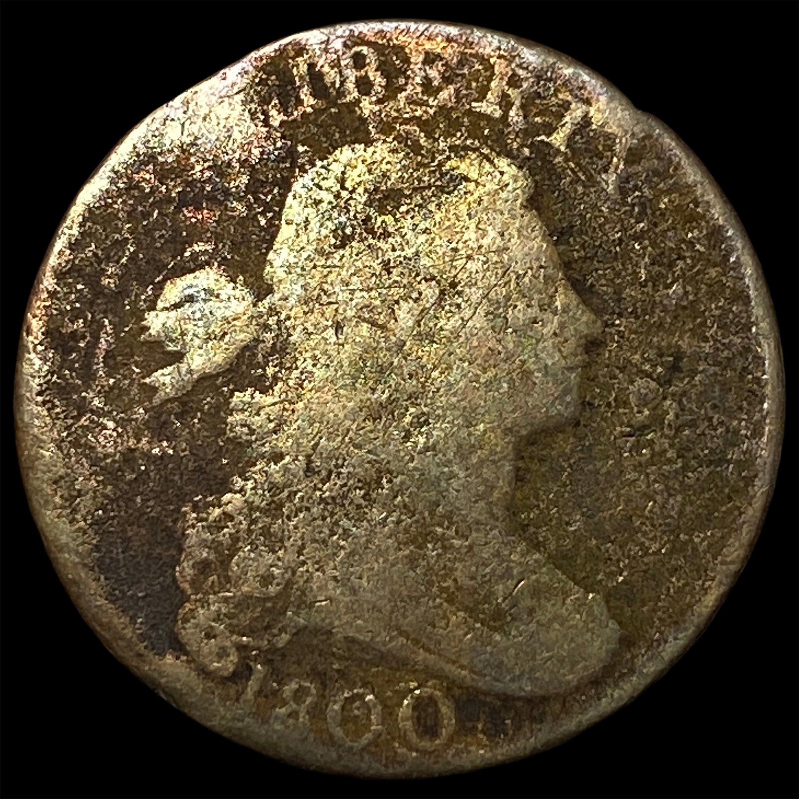 1800 Draped Bust Large Cent NICELY CIRCULATED (1 of 2)