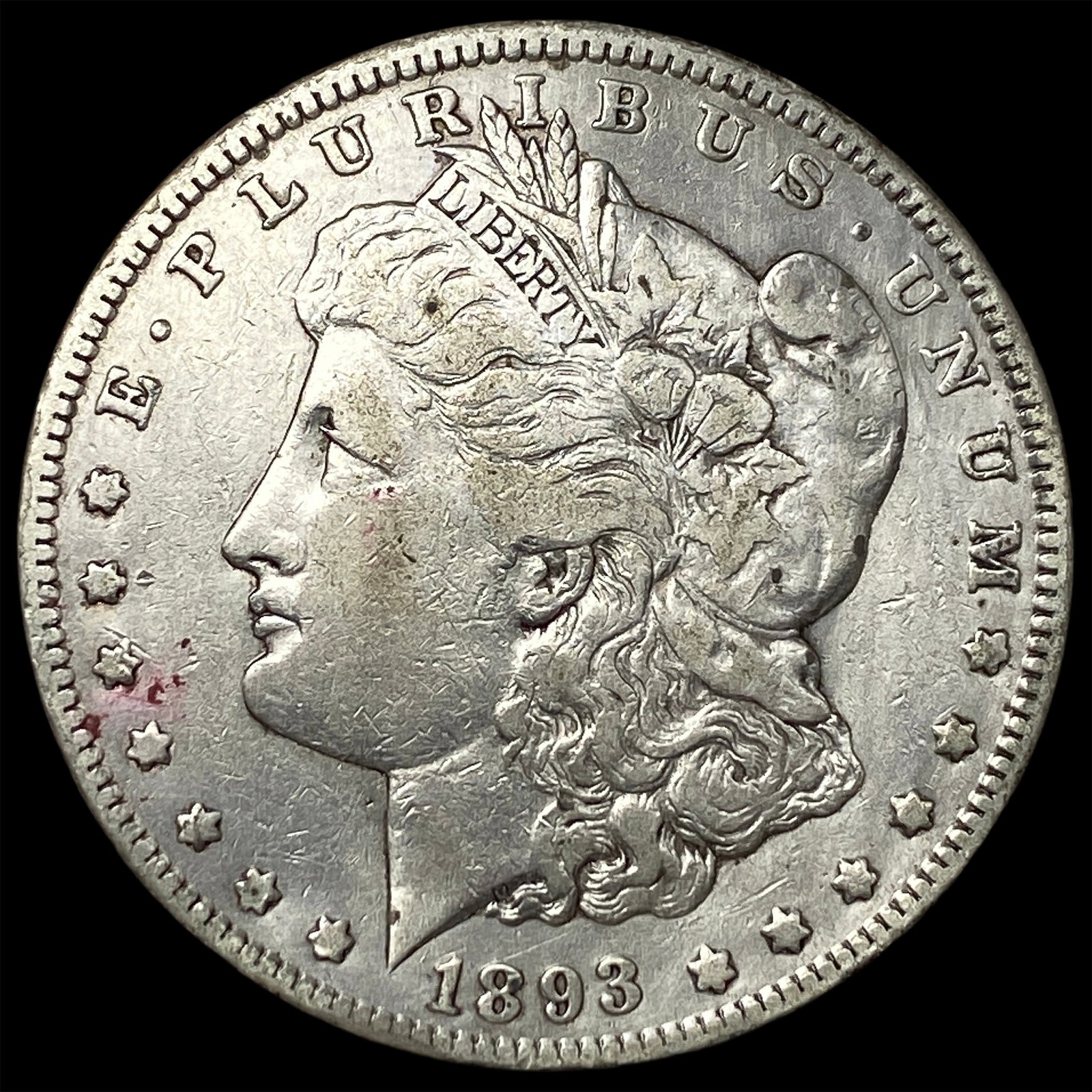1893 Silver Morgan Dollar LIGHTLY CIRCULATED (1 of 2)