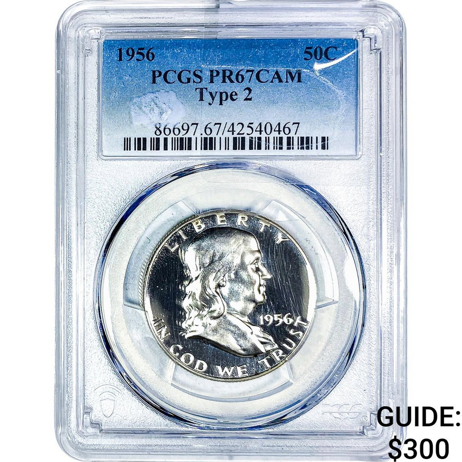 1956 Franklin Half Dollar PCGS PR67 CAM (1 of 2)