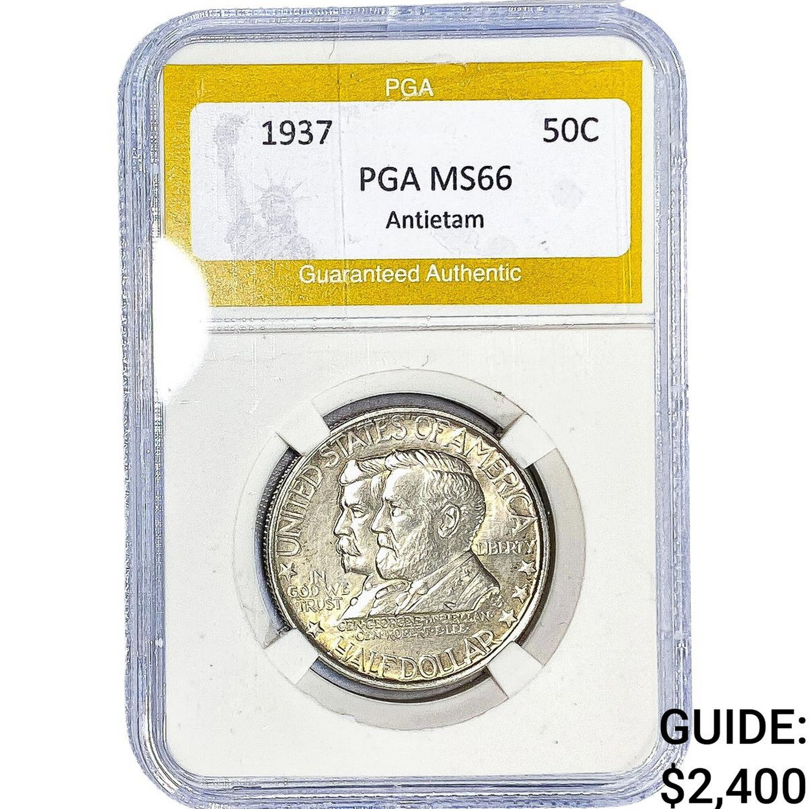 1937 Antietam Half Dollar PGA MS66 (1 of 2)