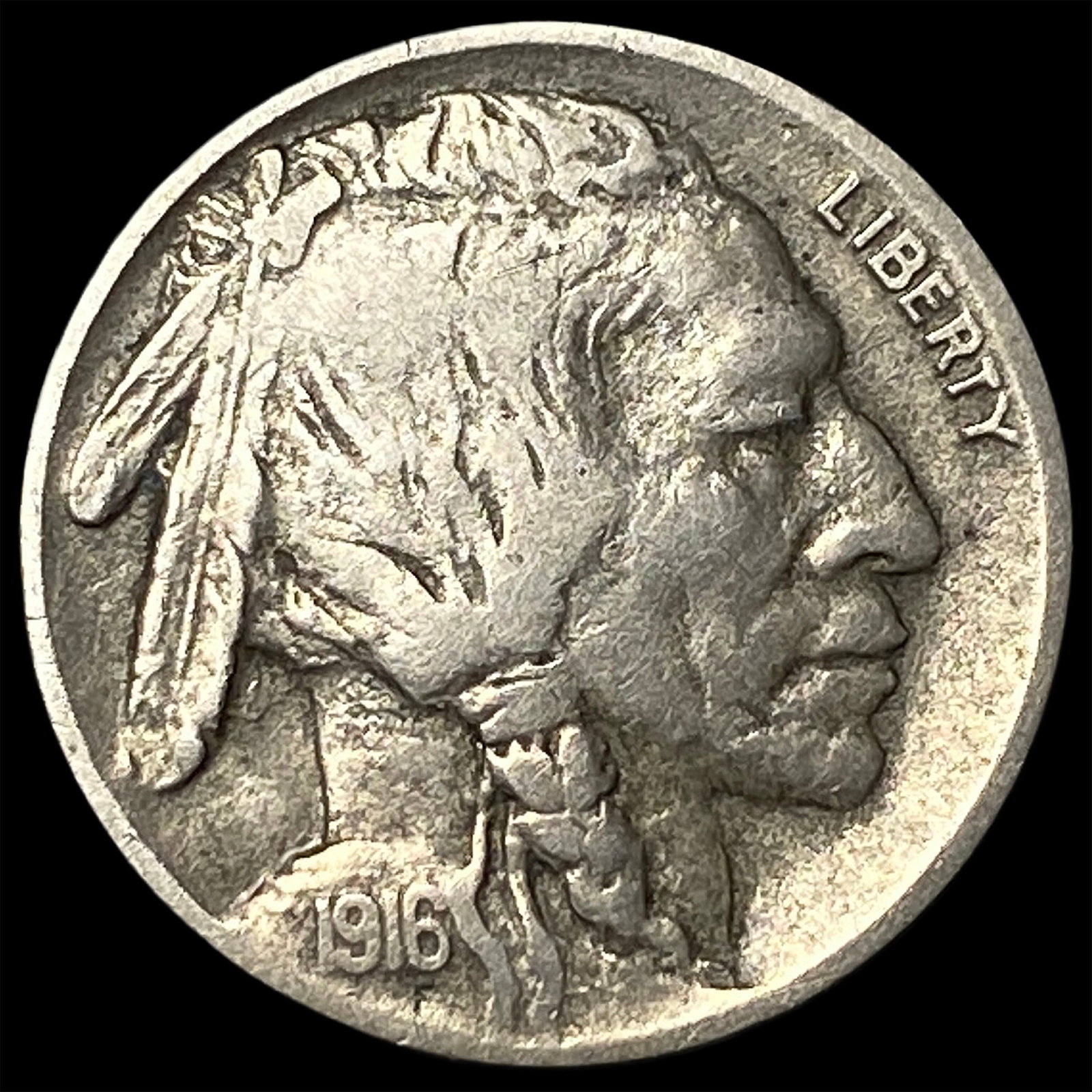 1916-D Buffalo Nickel LIGHTLY CIRCULATED (1 of 2)