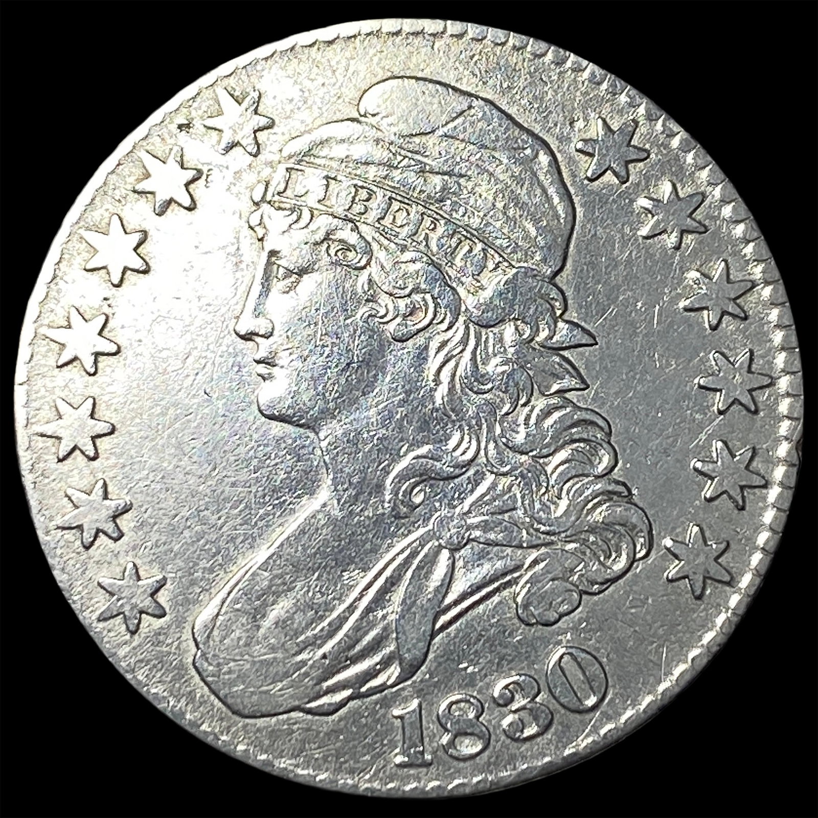 1830 Capped Bust Half Dollar CLOSELY UNCIRCULATED (1 of 2)