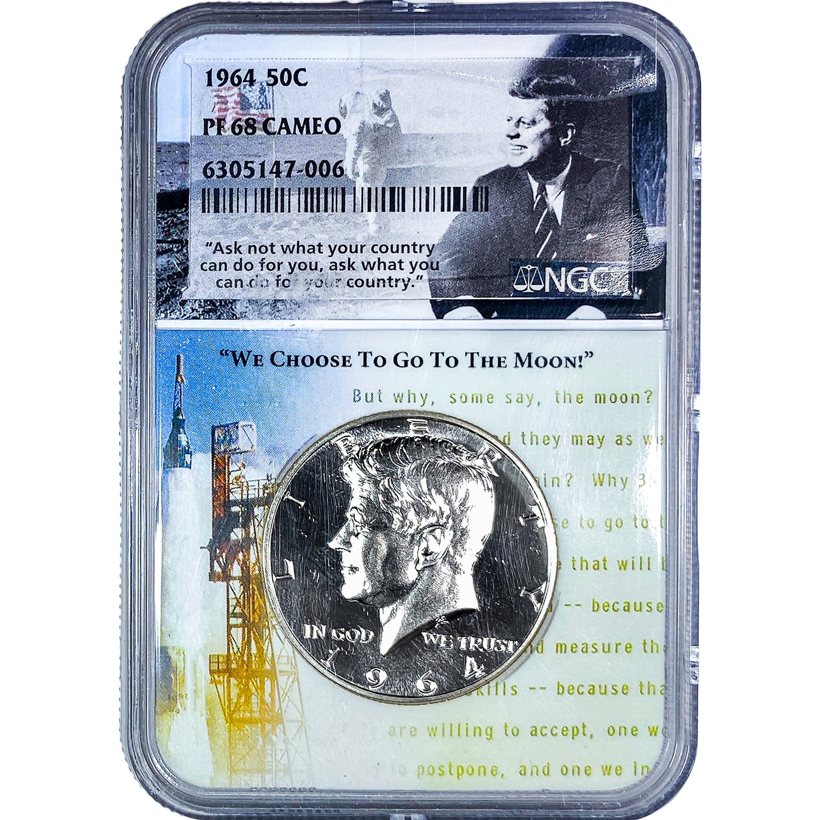1964 Kennedy Half Dollar NGC PF68 Cameo (1 of 2)