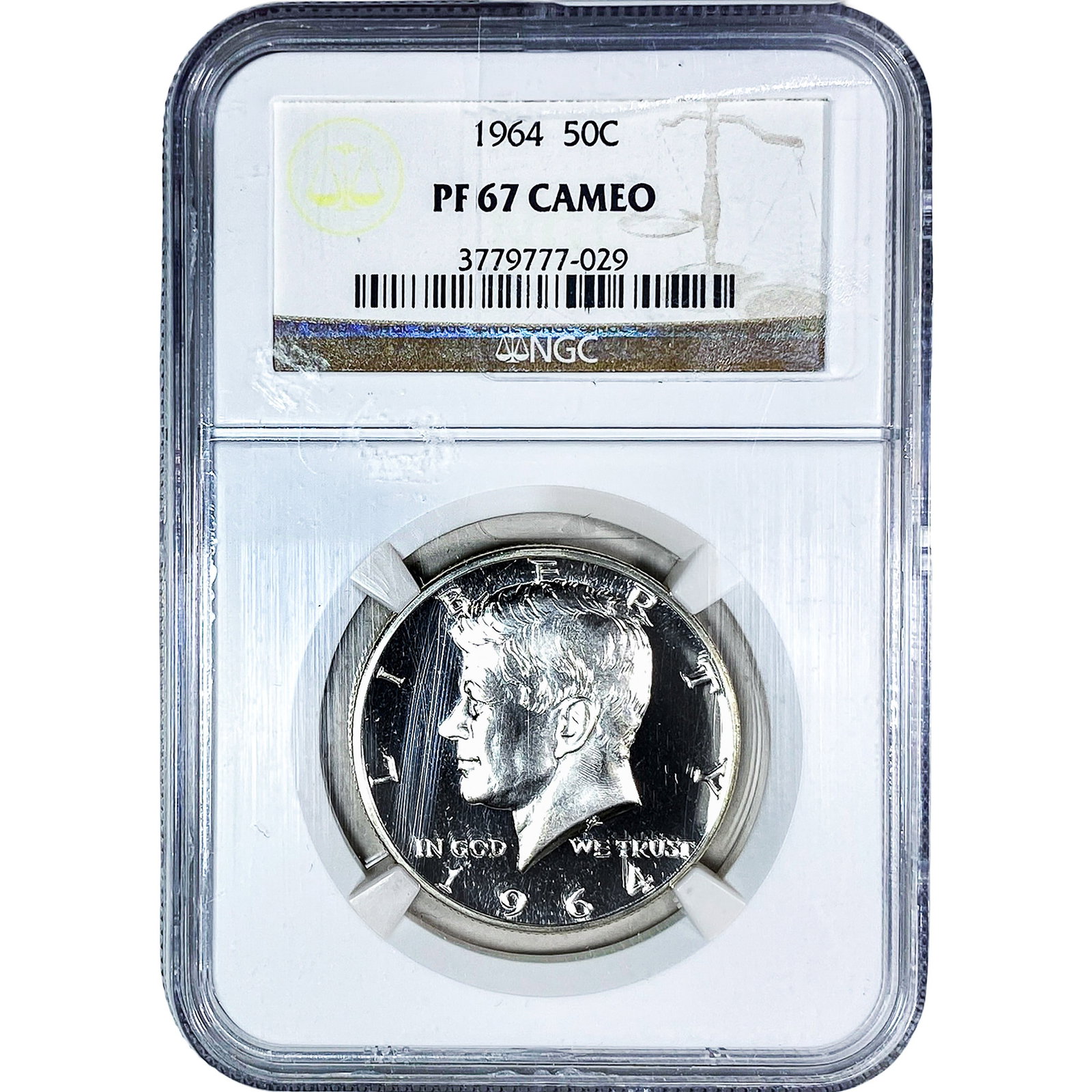 1964 Kennedy Half Dollar NGC PF67 Cameo (1 of 2)