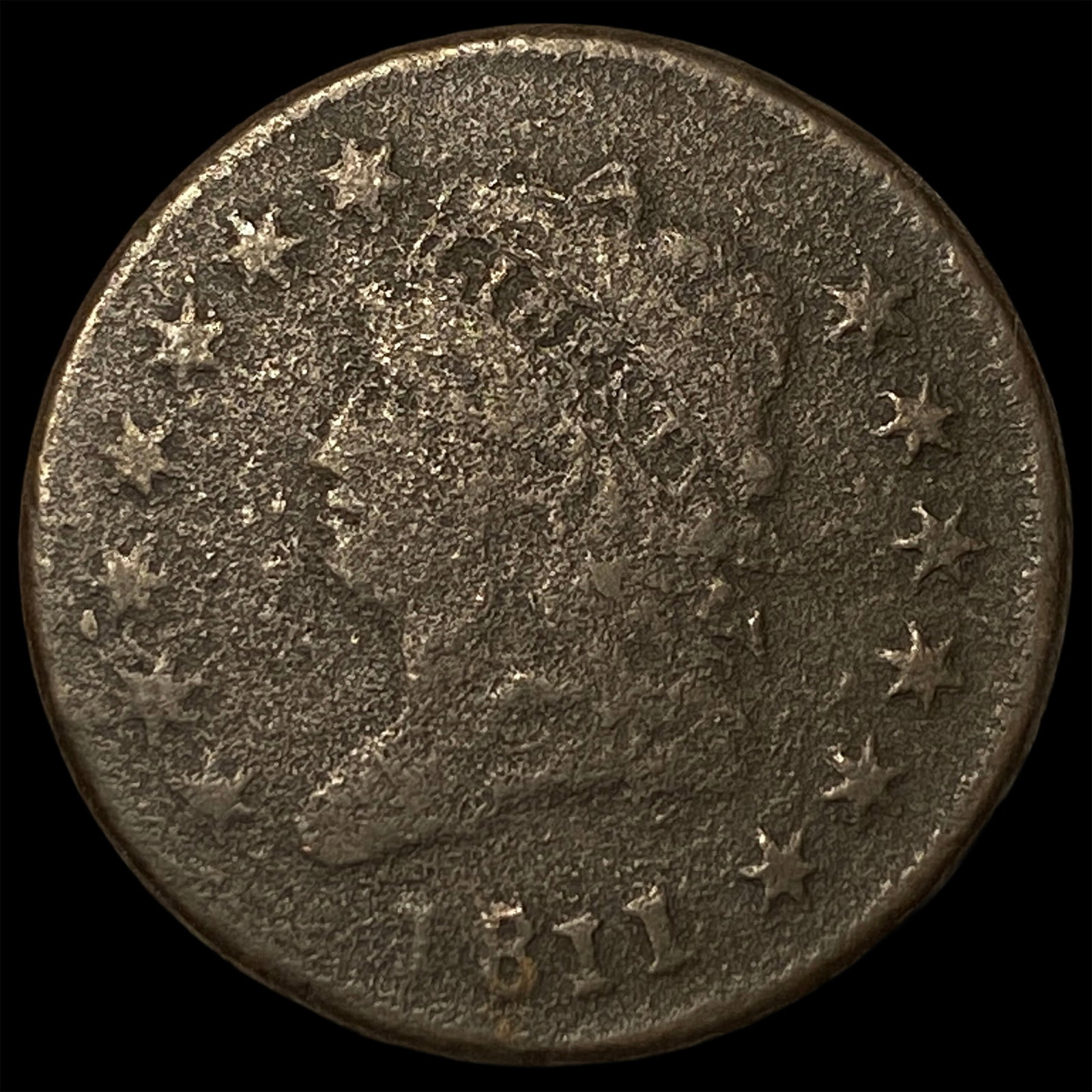 1811 Classic Head Large Cent NICELY CIRCULATED (1 of 2)